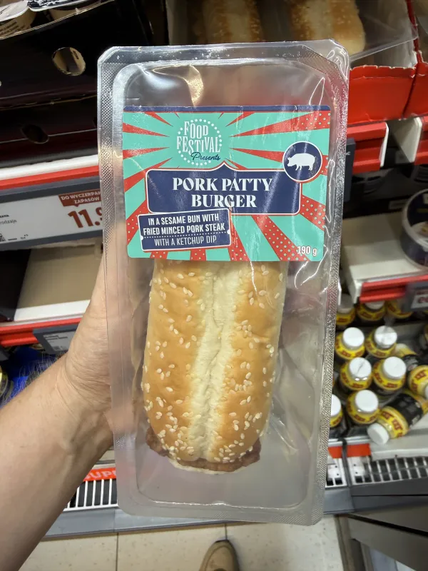 Food Festival Pork Patty Burger | 190g