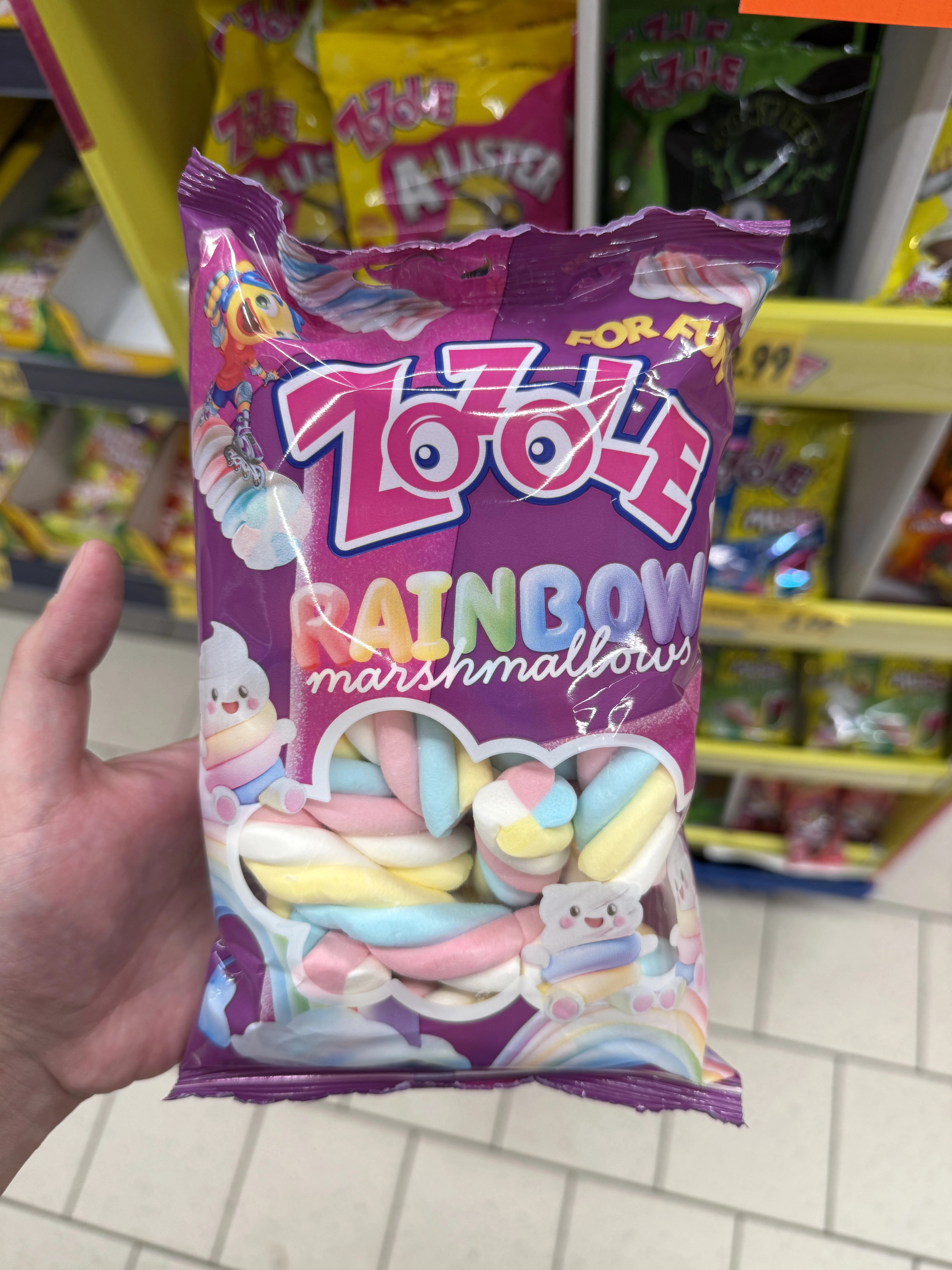 Zozole Pianki Rainbow Marshmallows | 140g