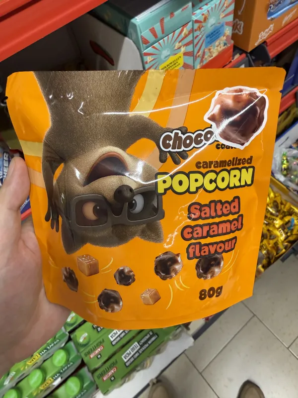 Boomza Choco Coated Caramelized Popcorn Salted Caramel Flavour | 80g