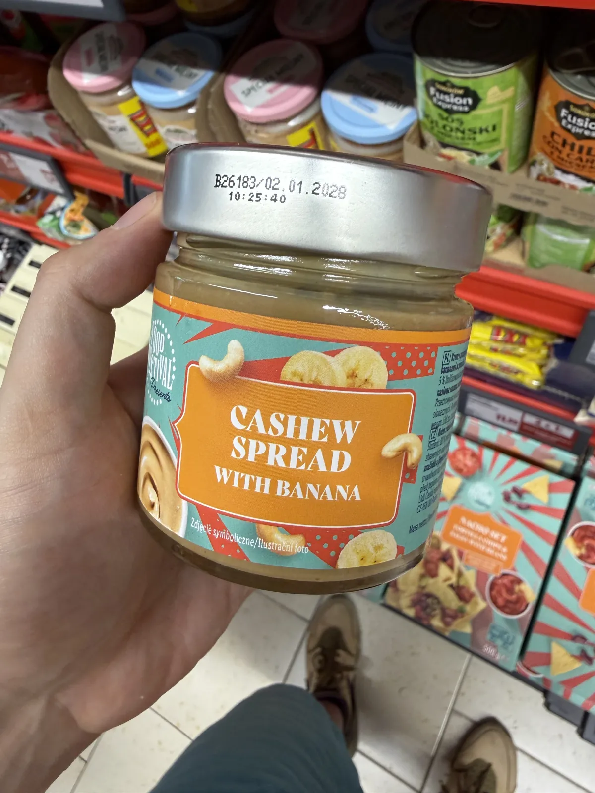 Lidl Food Festival Cashew Spread with Banana | 250g