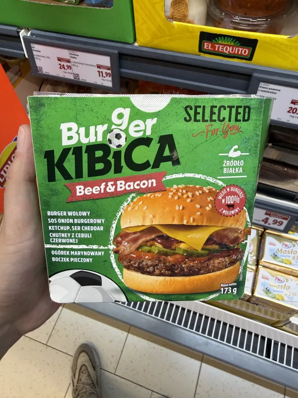 Burger Kibica Beef & Bacon | 173g