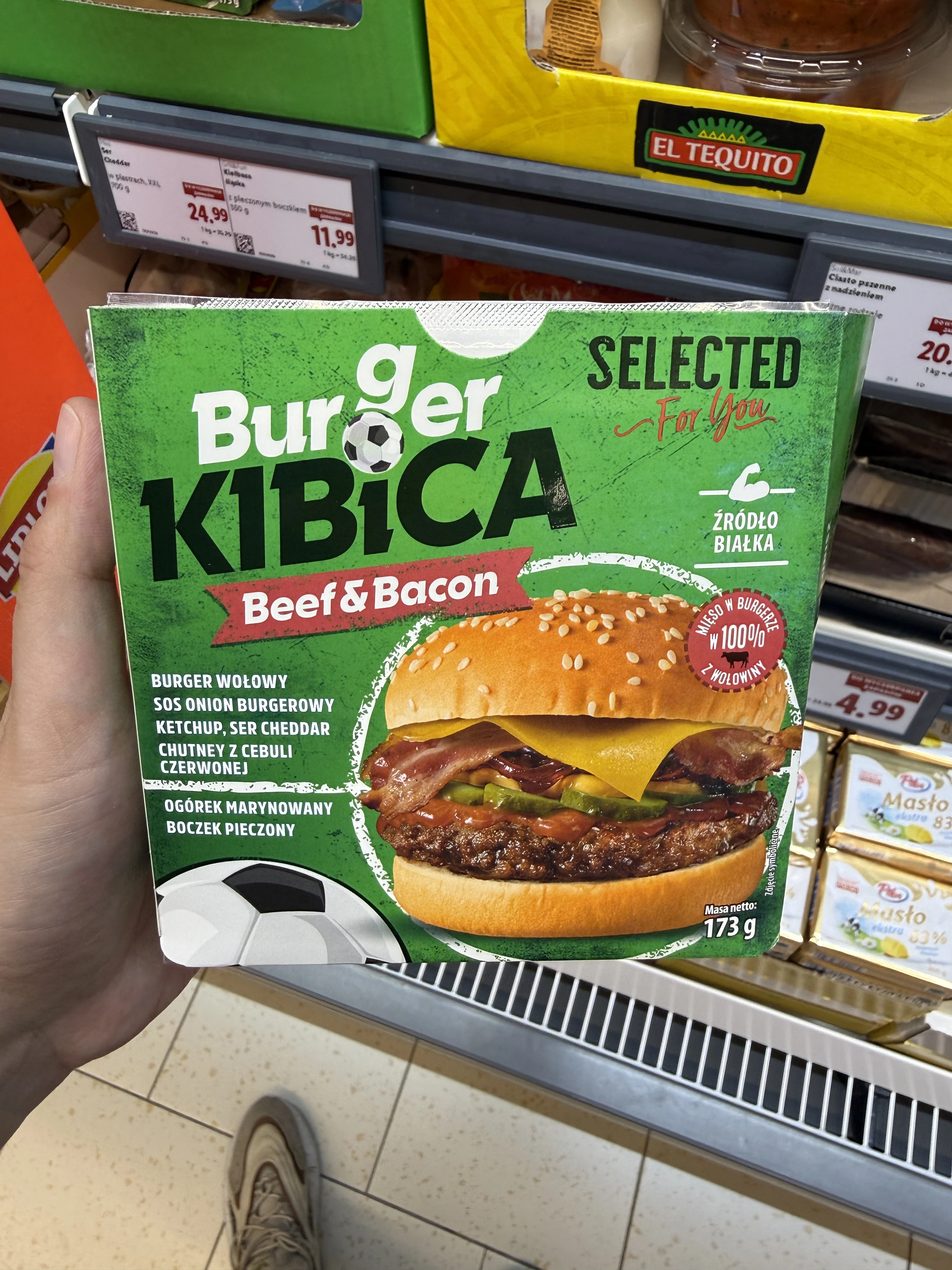 Burger Kibica Beef & Bacon | 173g
