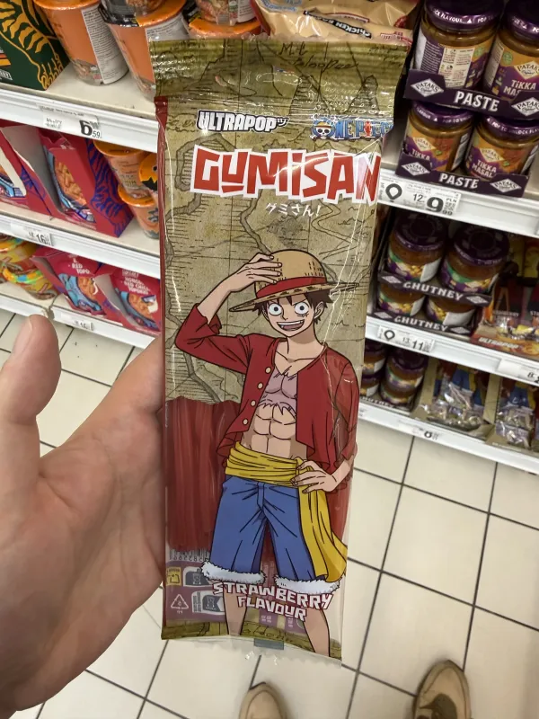 Ultrapop Gumisan One Piece Luffy Strawberry Laces | 75g