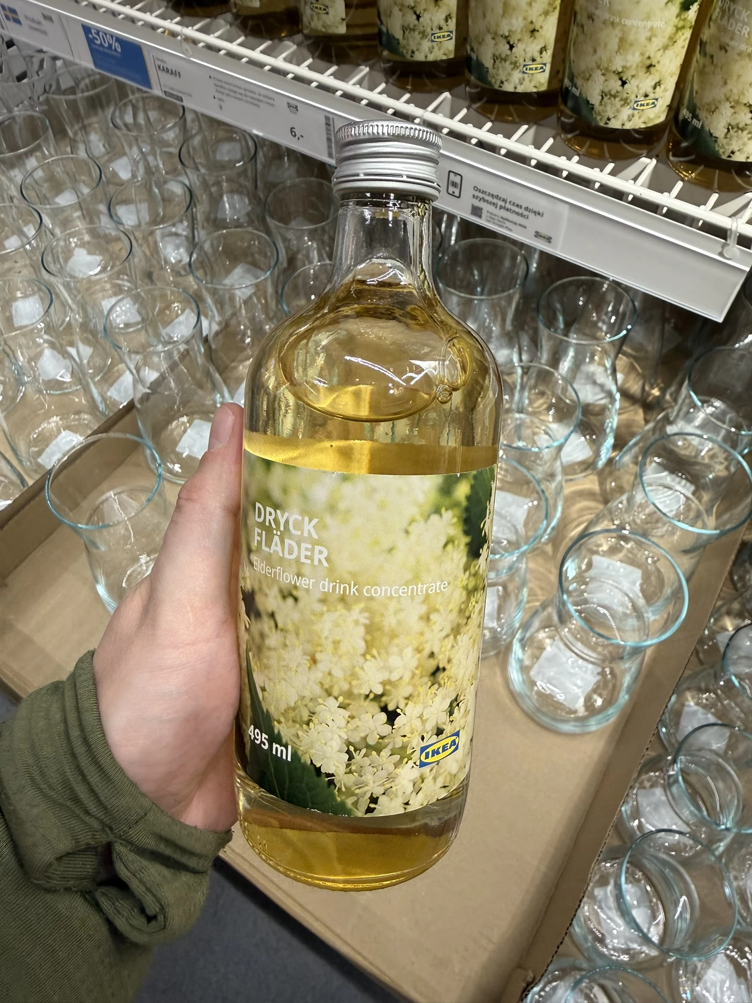 Ikea Dryck Fläder Elderflower drink concentrate | 495ml