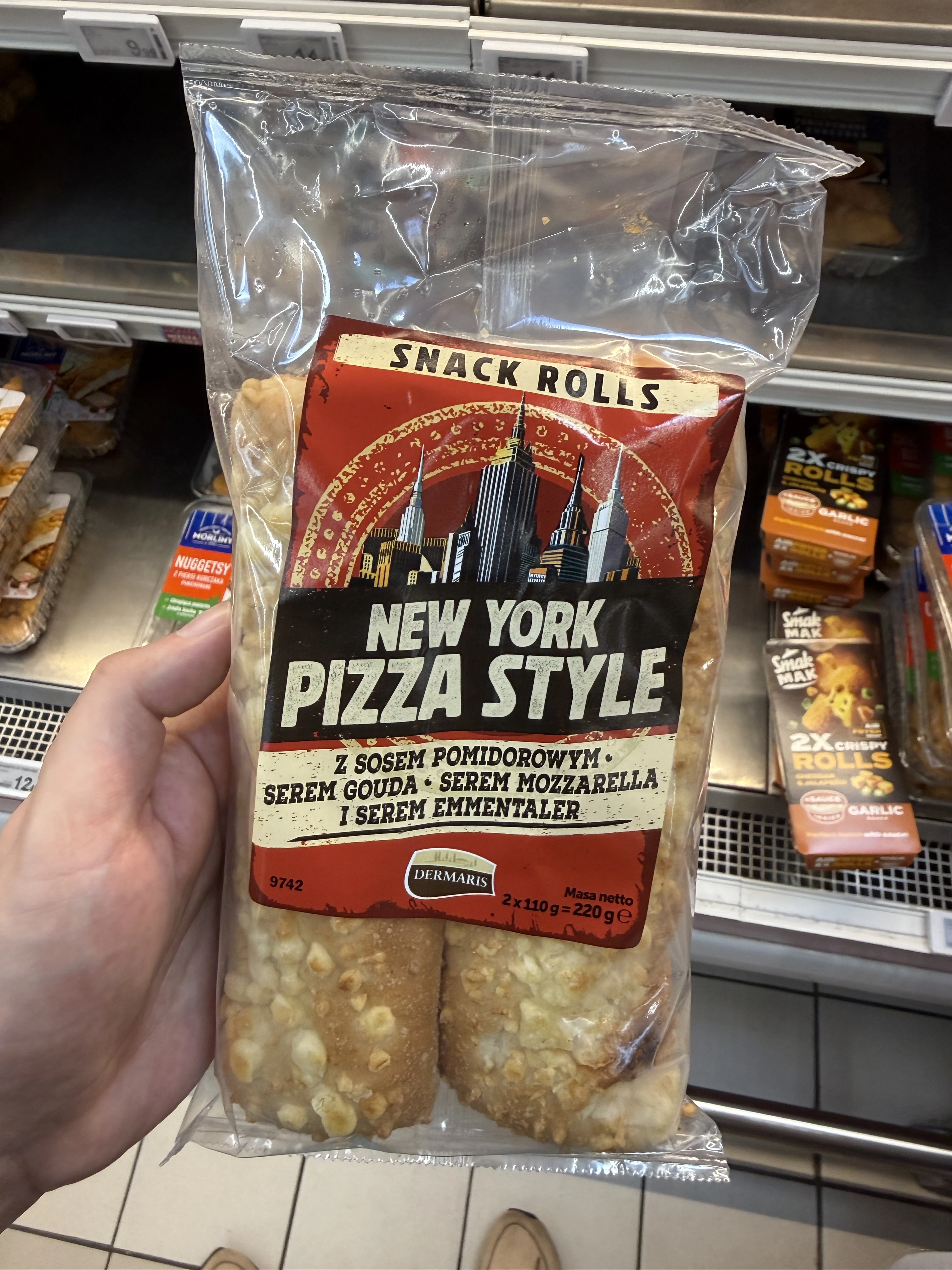 Dermaris Snack Rolls New York Pizza Style | 220g