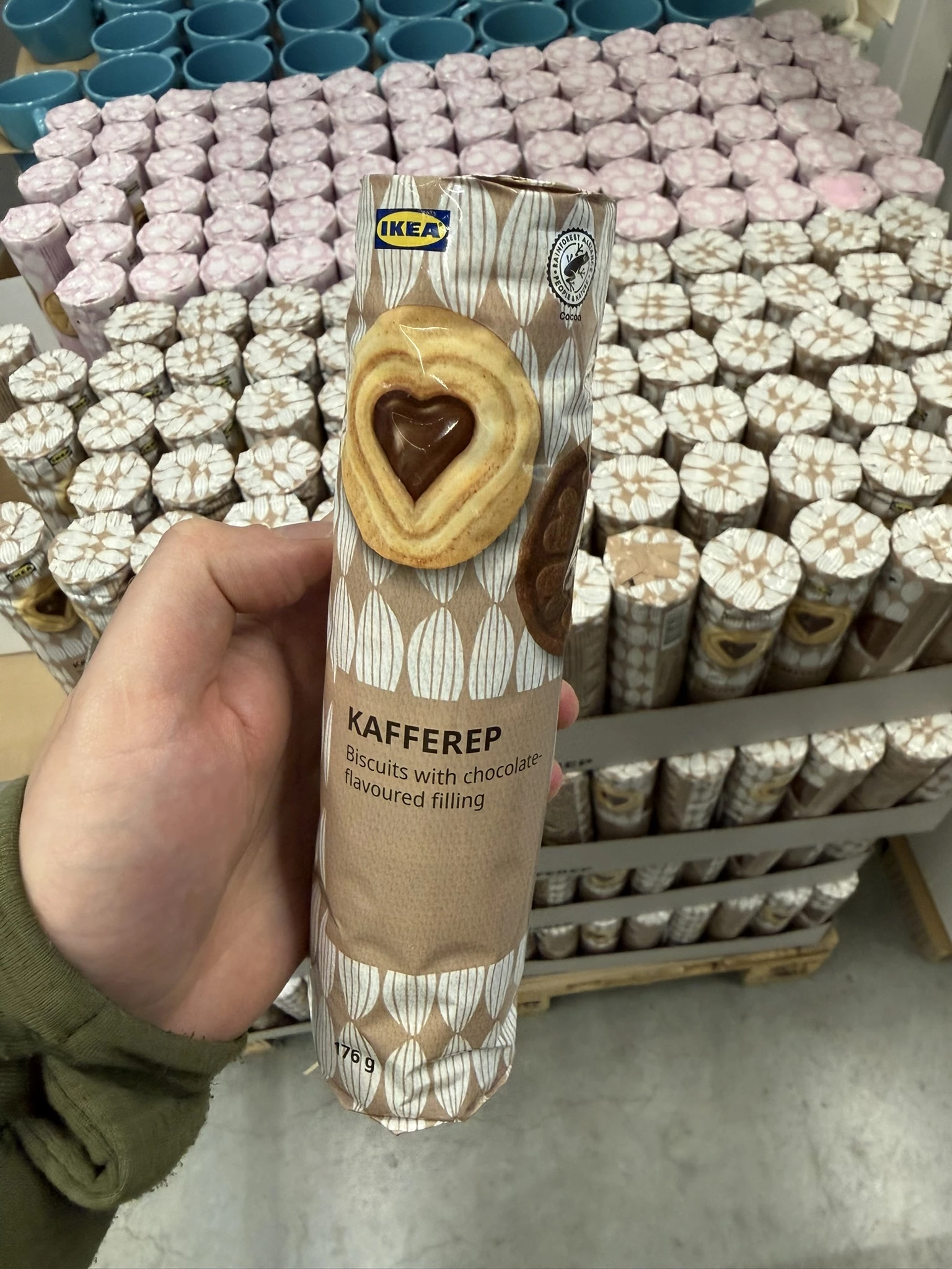 KAFFEREP herbatniki z nadzieniem czekoladowym | 176g
