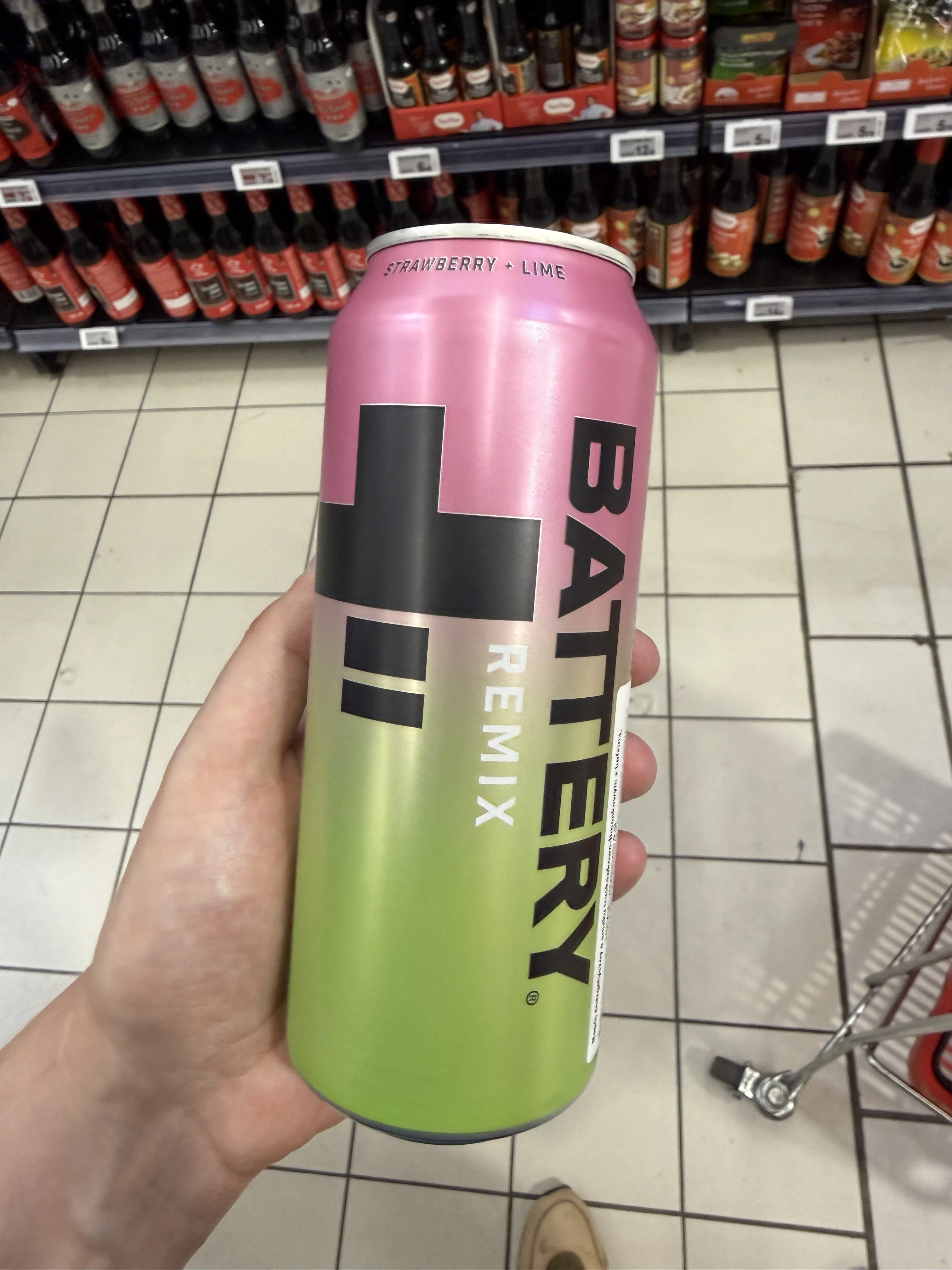 Battery Remix Strawberry + Lime| 500ml