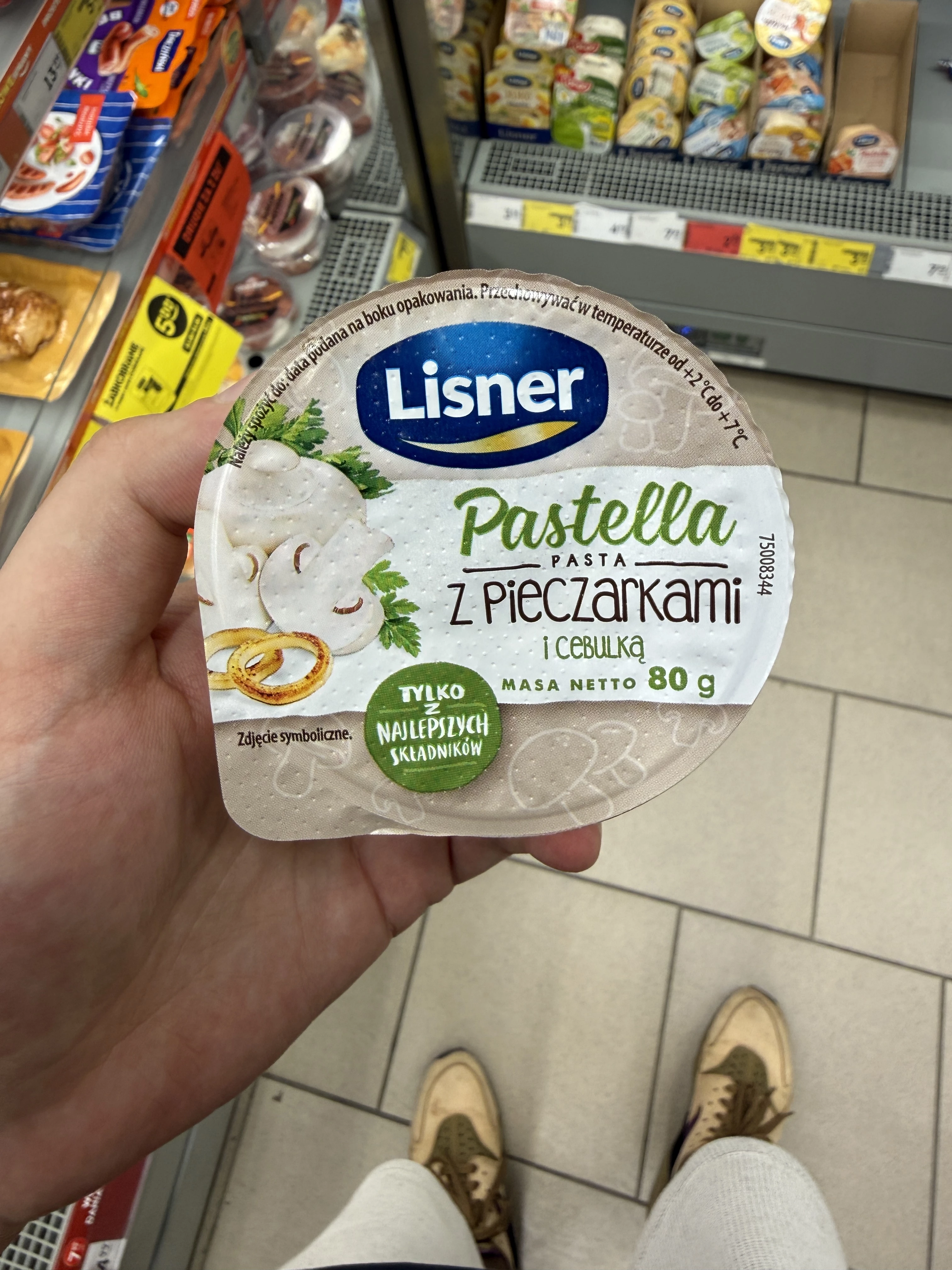 Pasta grzybowa z cebulką Lisner Pastella | 80g