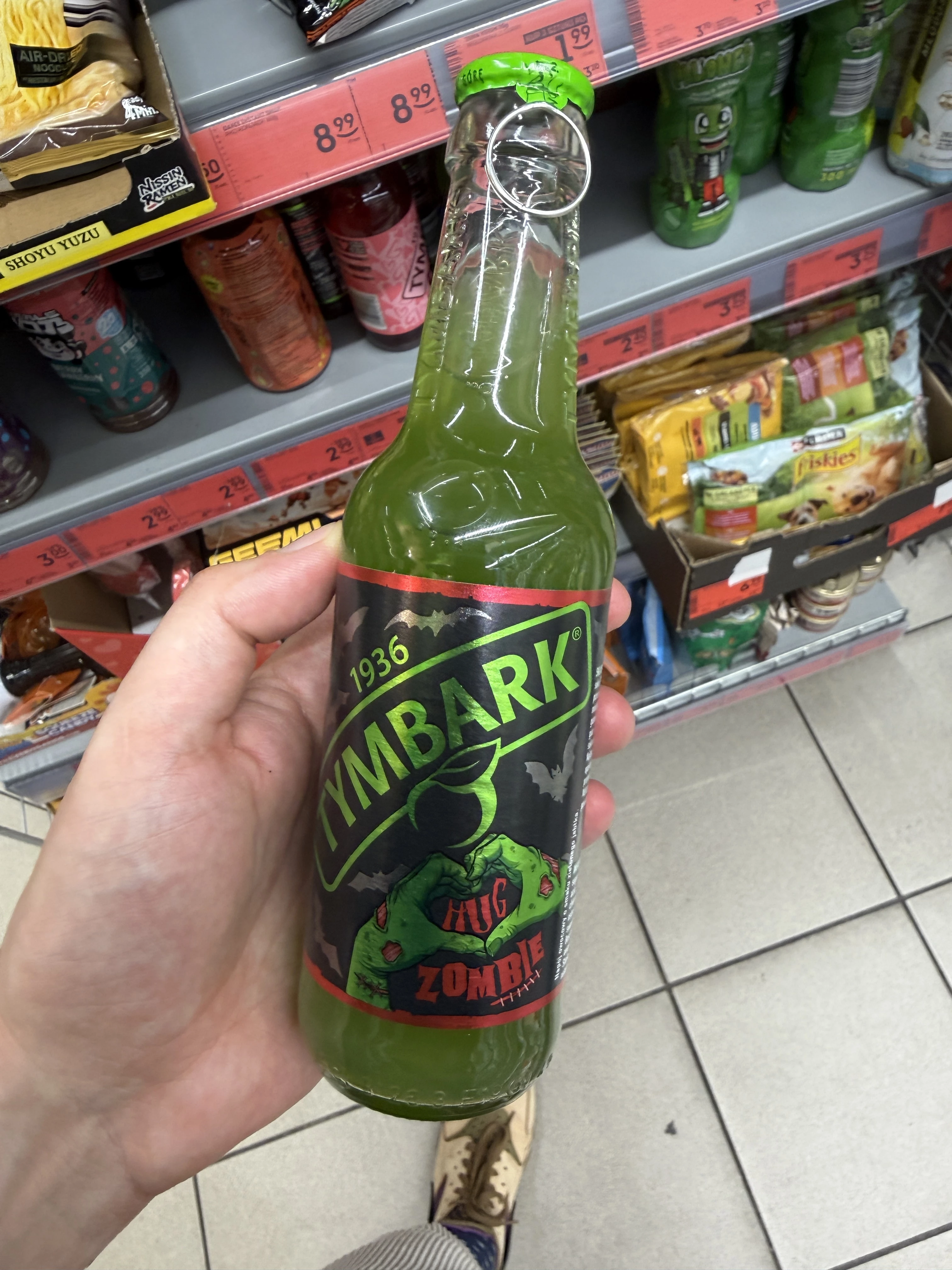 Tymbark Hug Zombie zielone jabłko | 250ml