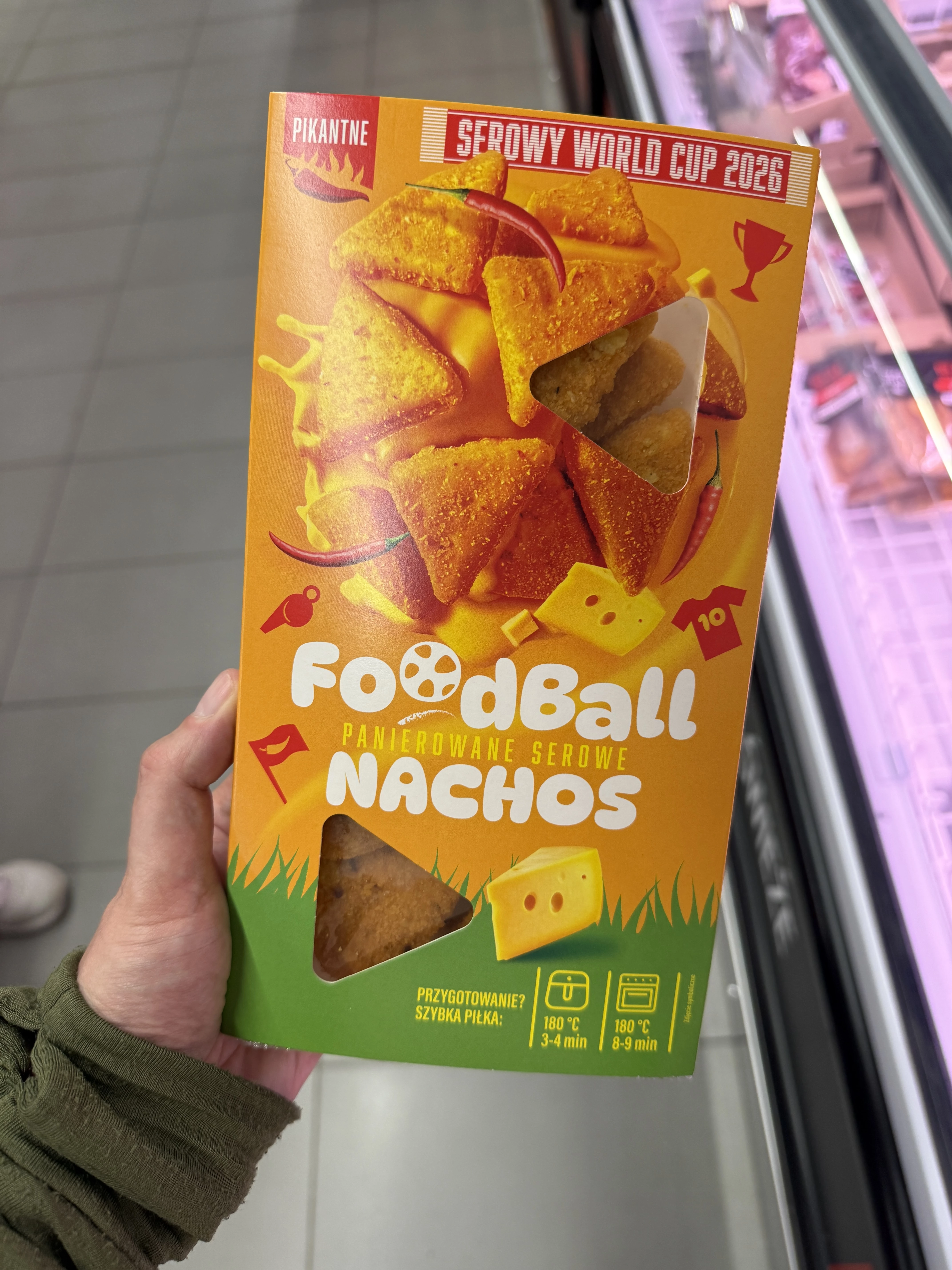 FoodBall Nachos Panierowane Serowe Pikantne (Nachos Serowy z Jalapeno) | 200g
