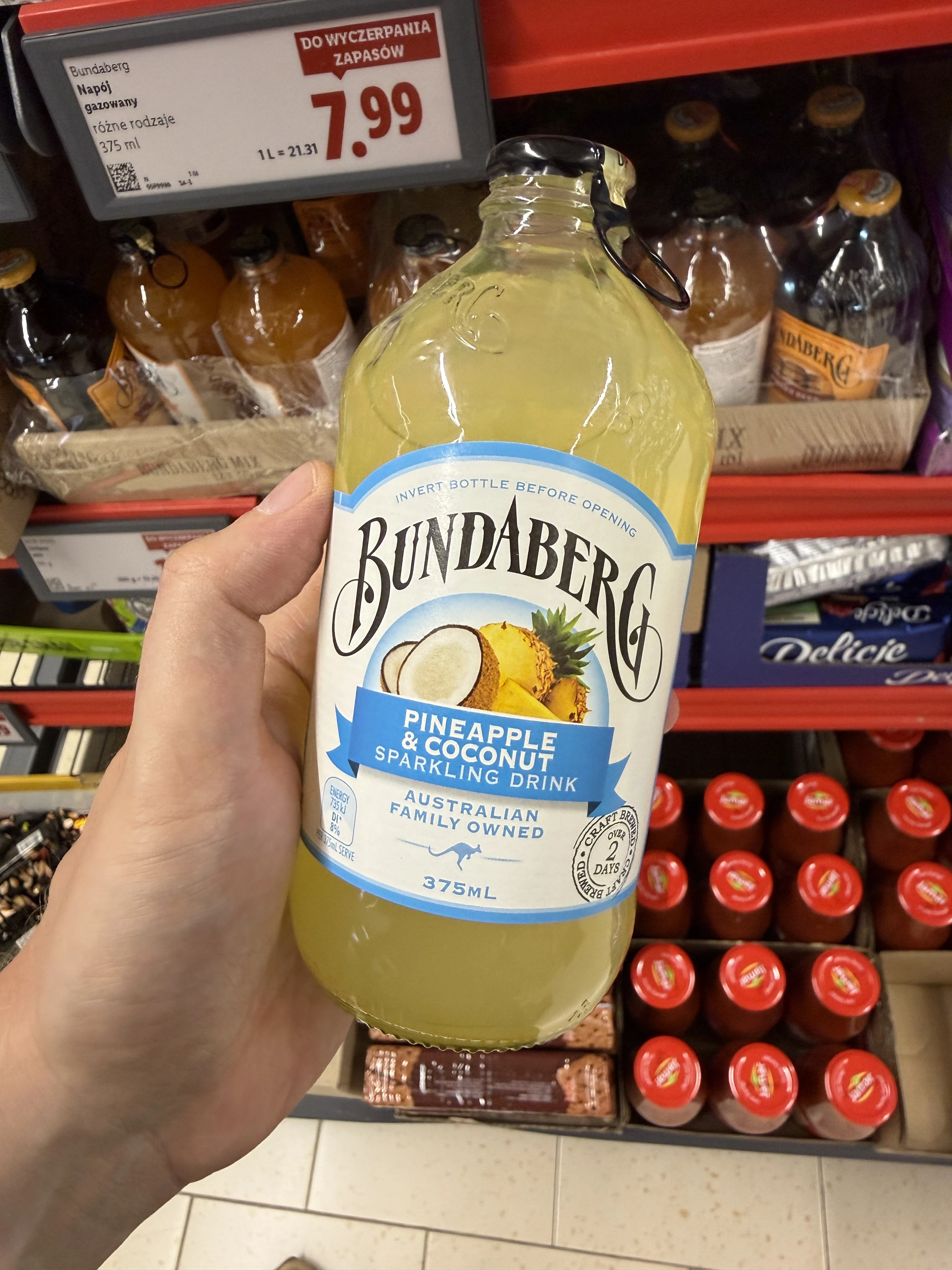 Bundaberg Pineapple & Coconut Sparkling Drink | 375ml