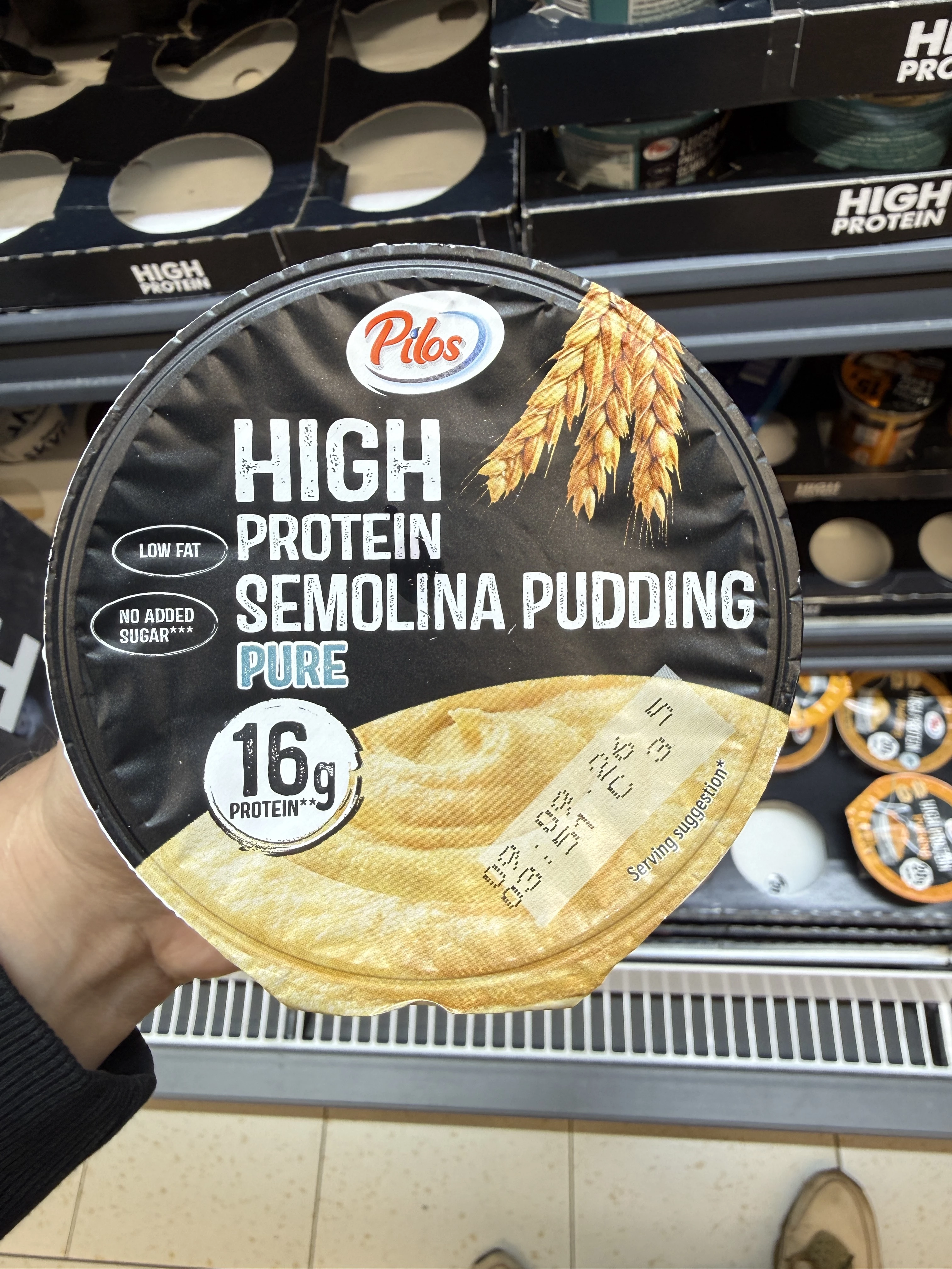 Pilos High Protein Semolina Pudding Pure | 200g