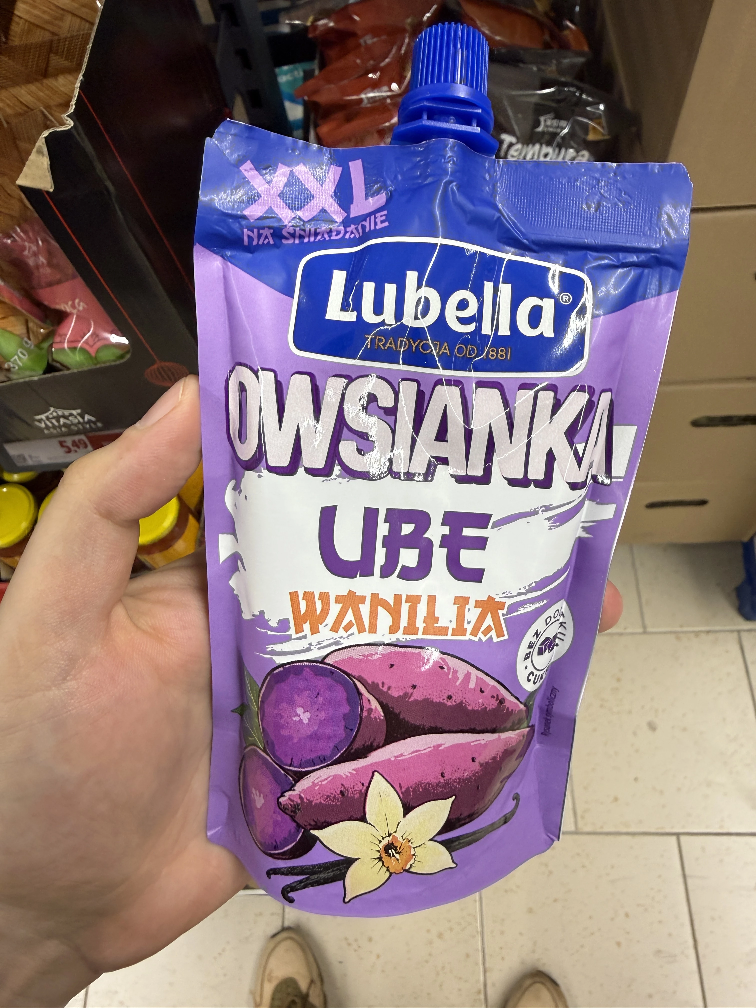 Lubella Owsianka Ube Wanilia XXL | 170g
