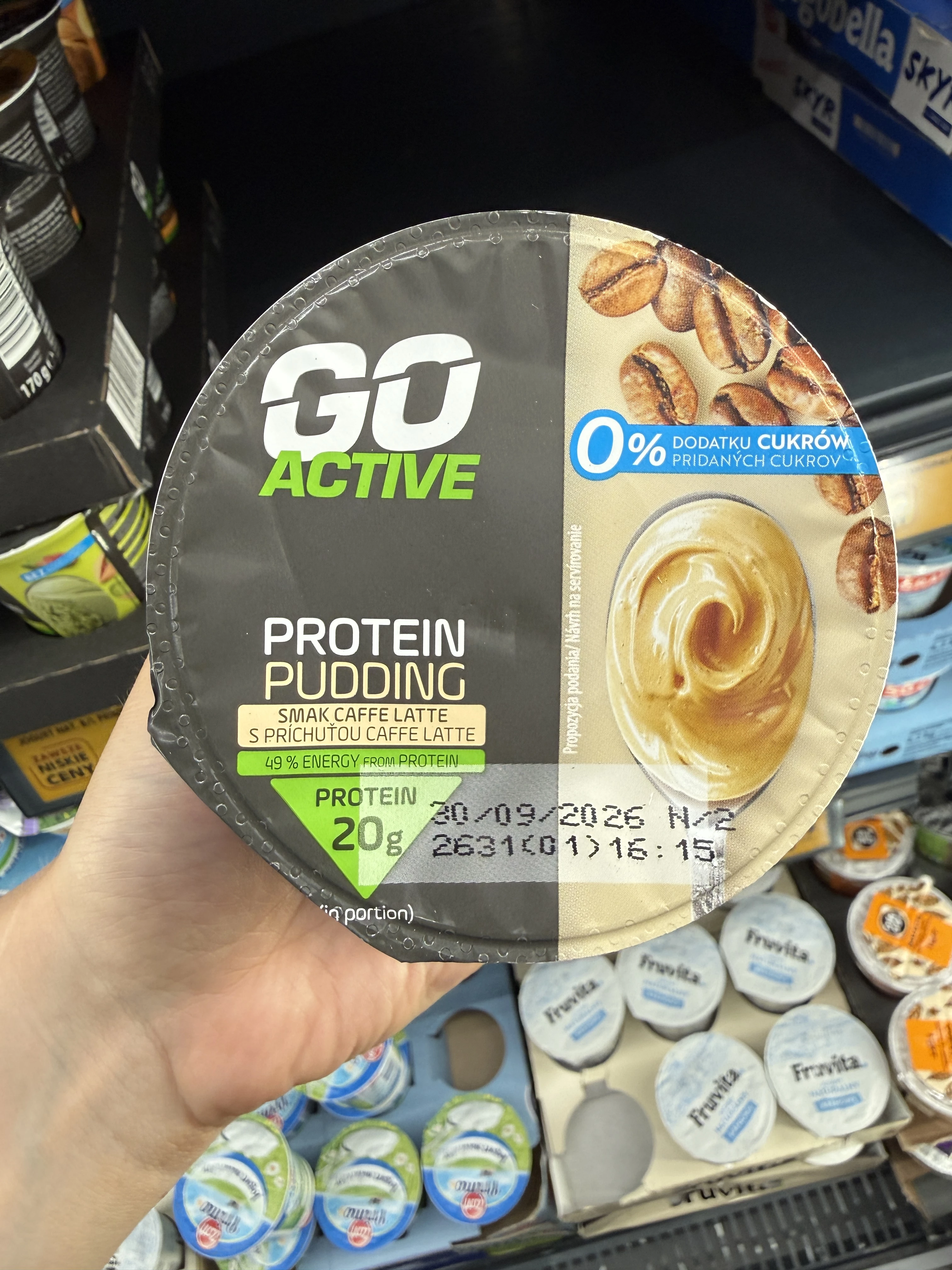 Go Active Protein Pudding Smak Caffe Latte | 200g