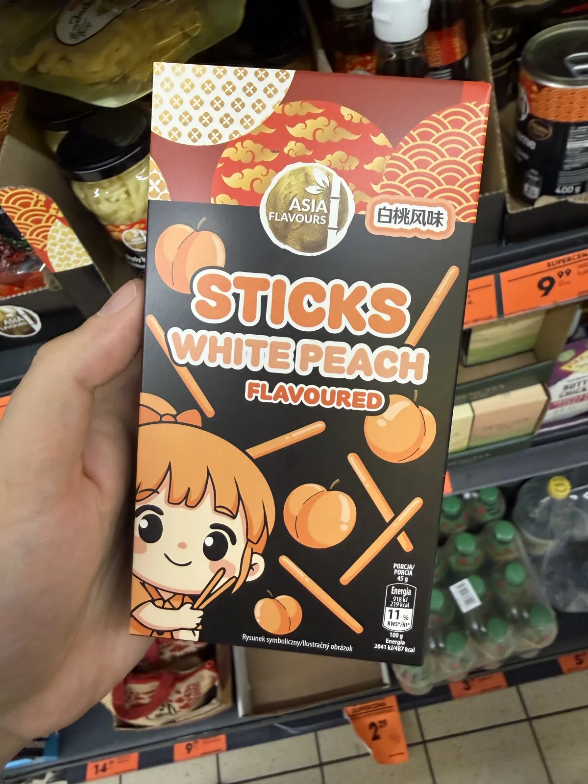 Asia Flavours Sticks White Peach Flavoured | 45g