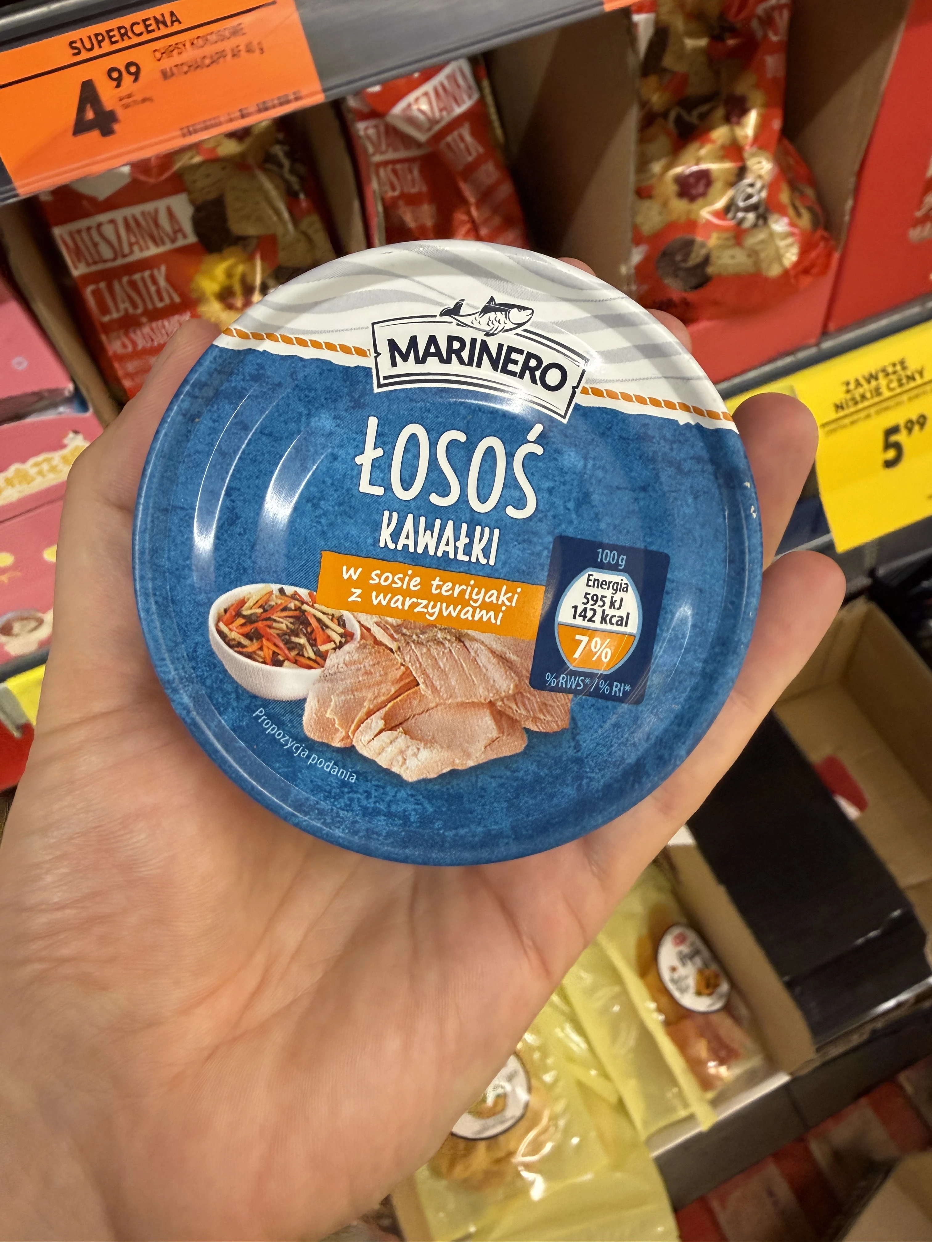 Marinero Łosoś kawałki w sosie teriyaki z warzywami | 150g