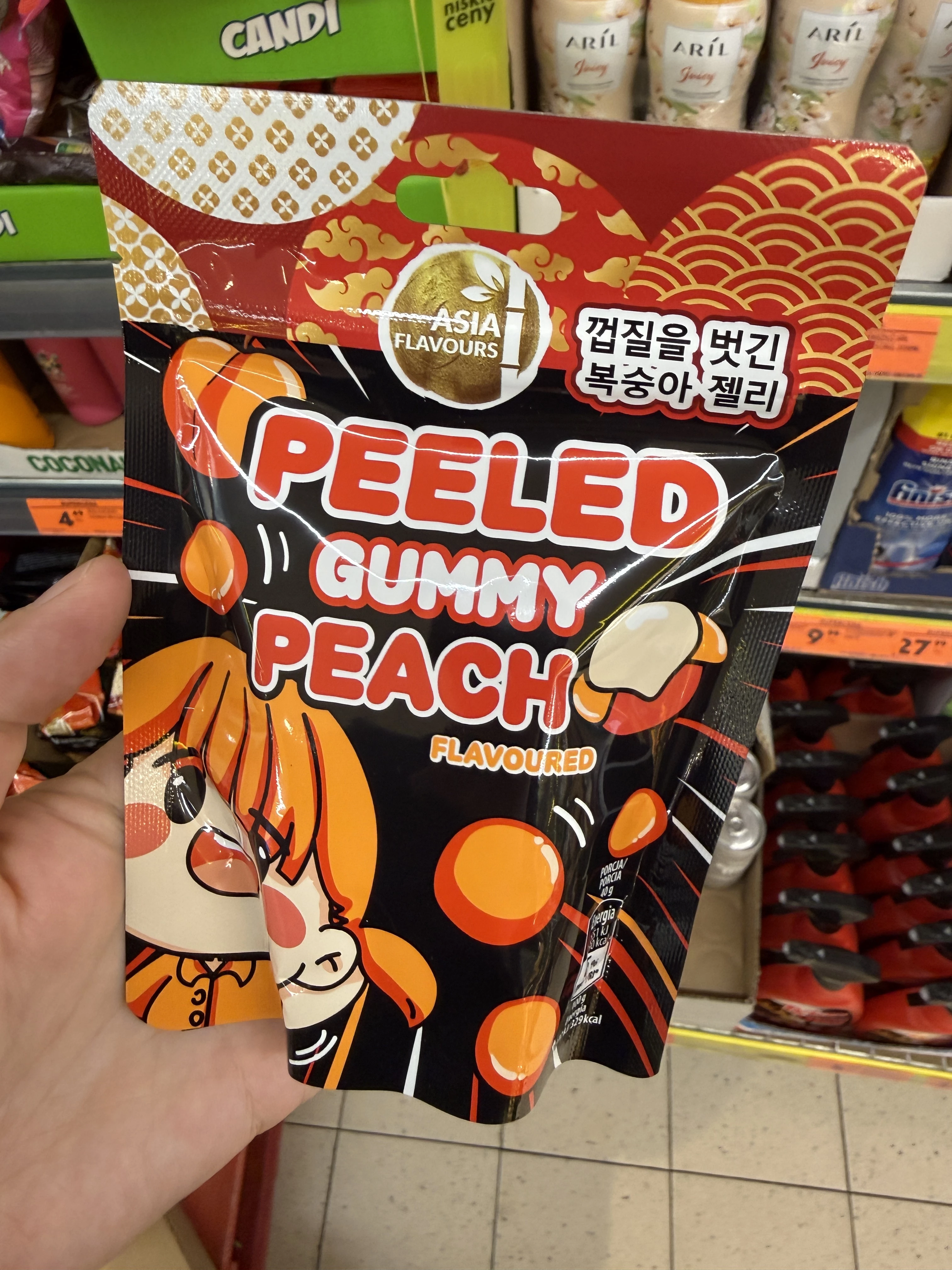 Asia Flavours Peeled Gummy Peach Flavoured | 85g