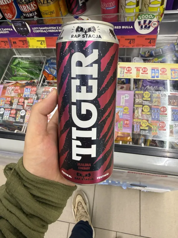 Tiger Energy Drink Malina | 500ml