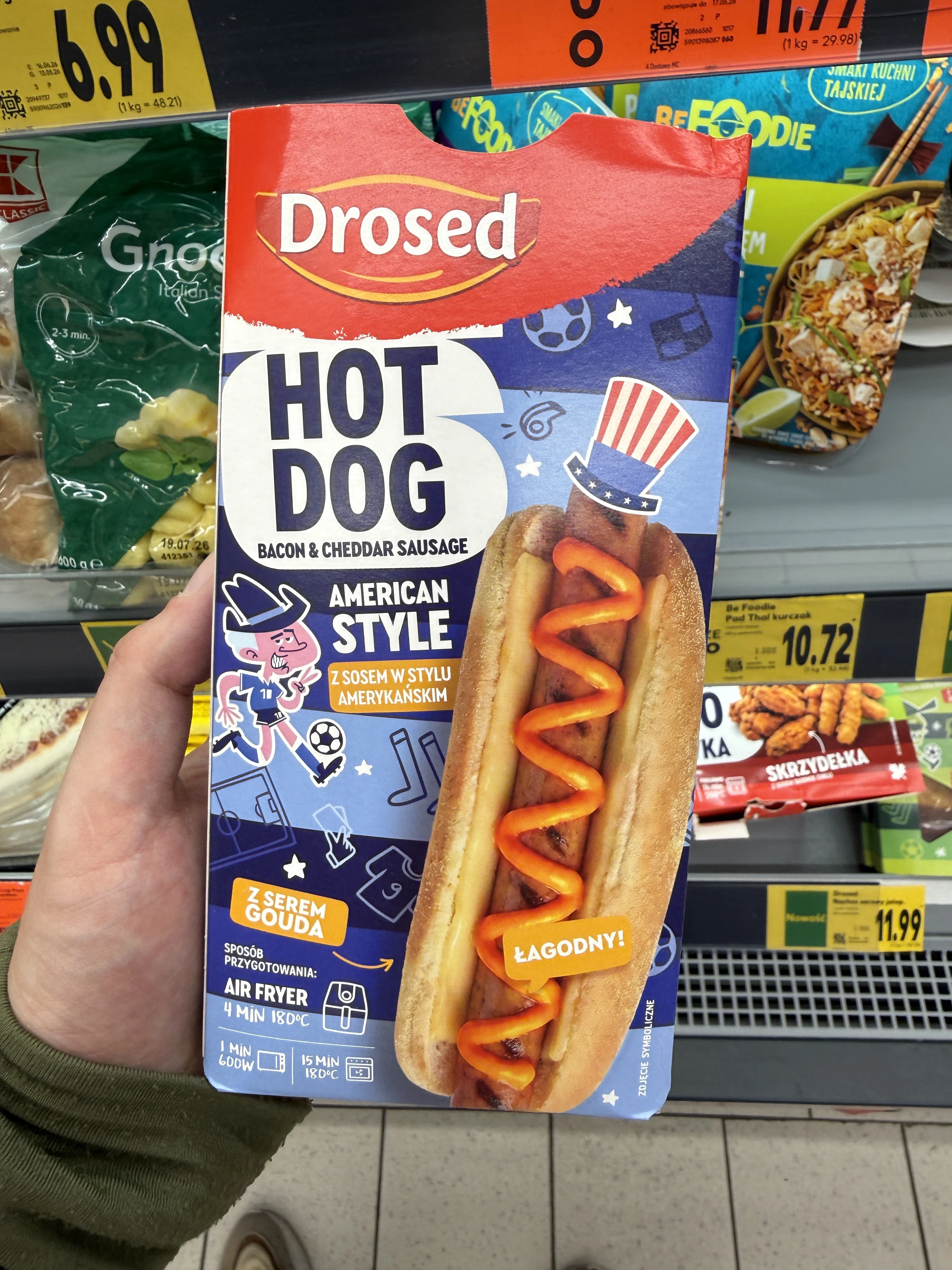 Drosed Hot Dog Bacon & Cheddar Sausage | 145g