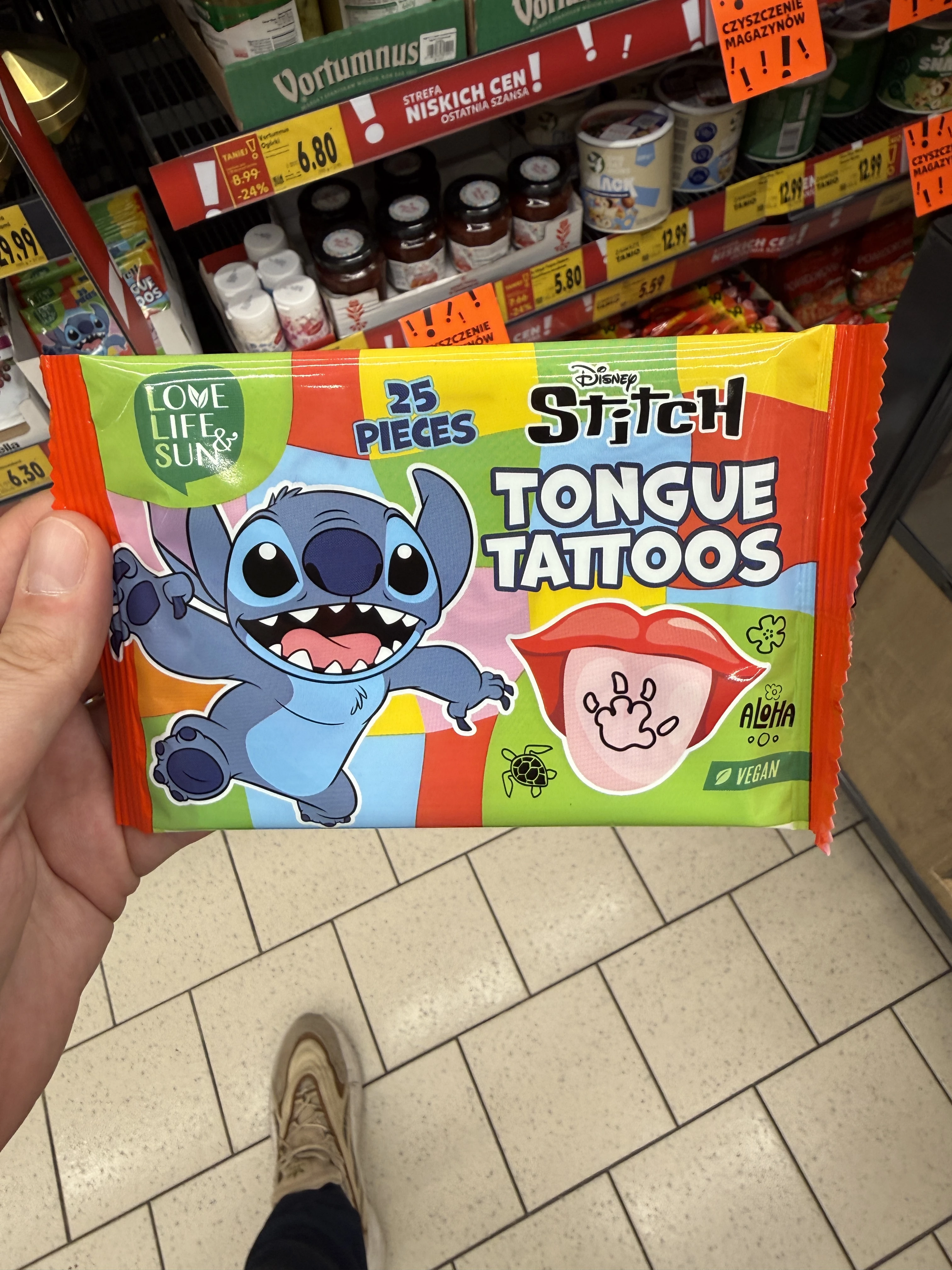 Love Life & Sun Disney Stitch Tongue Tattoos | 11g