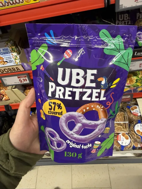 Baitz Salted Pretzels Ube & White Chocolate | 130g