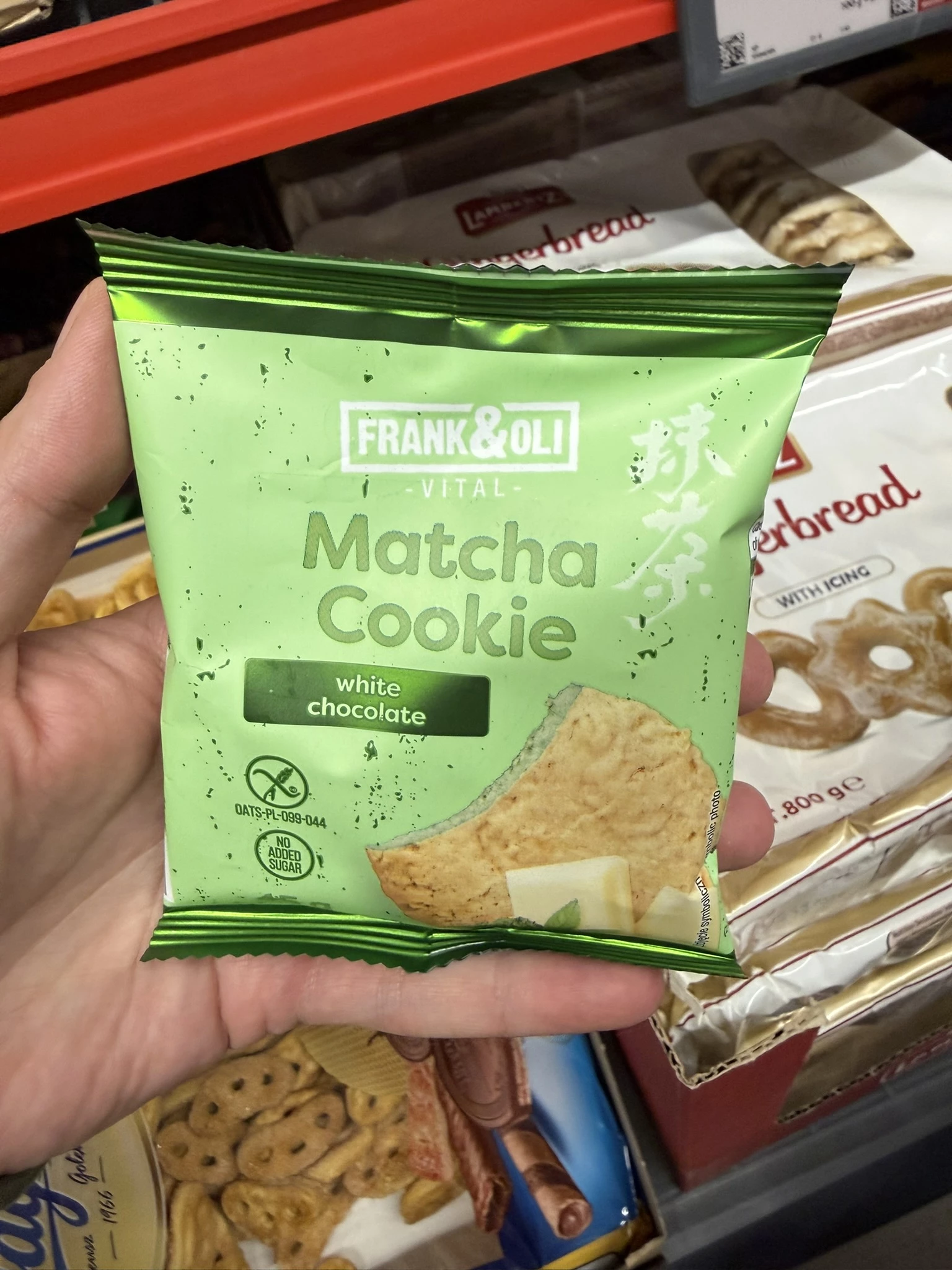 Frank&Oli Vital Matcha Cookie white chocolate | 45g