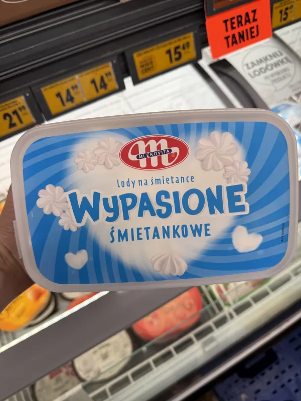 Mlekovita Wypasione lody na śmietance śmietankowe | 1000ml