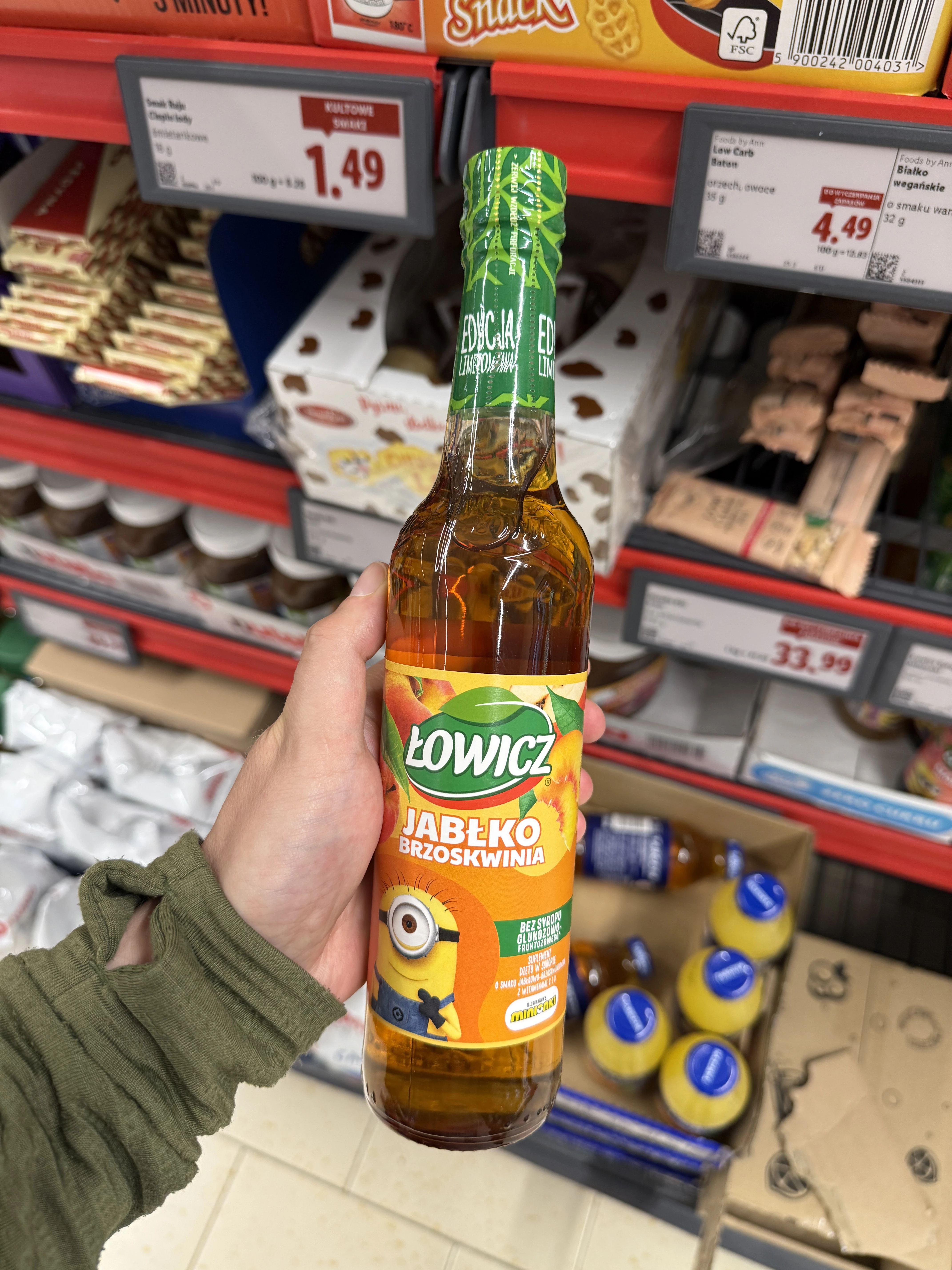 Łowicz Jabłko Brzoskwinia | 400ml
