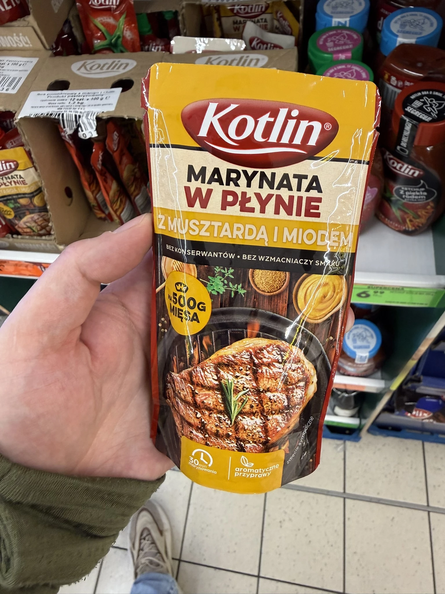 Kotlin Marynata w płynie z musztardą i miodem | 100g