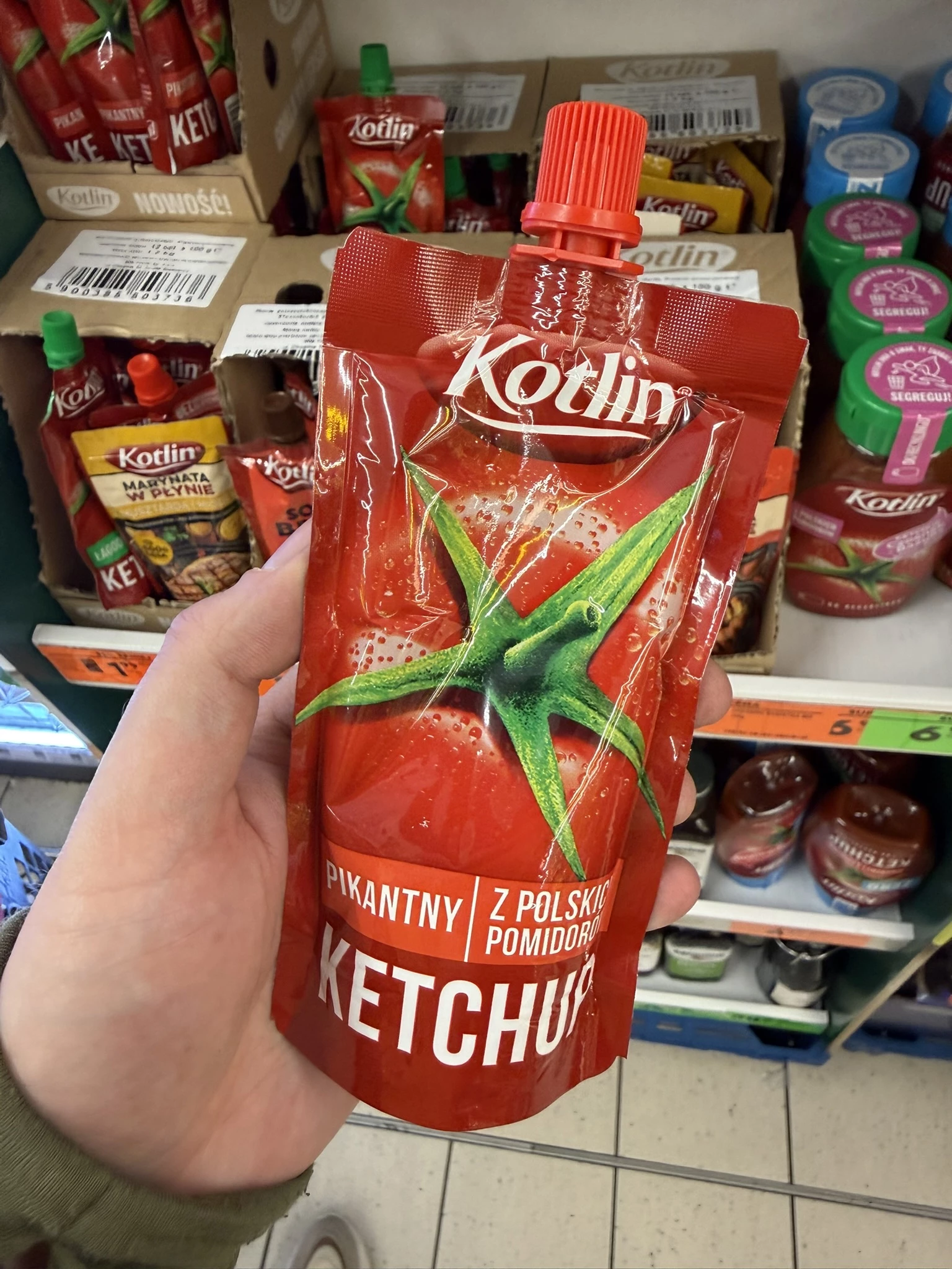 Kotlin Ketchup Pikantny z Polskich Pomidorów | 100g