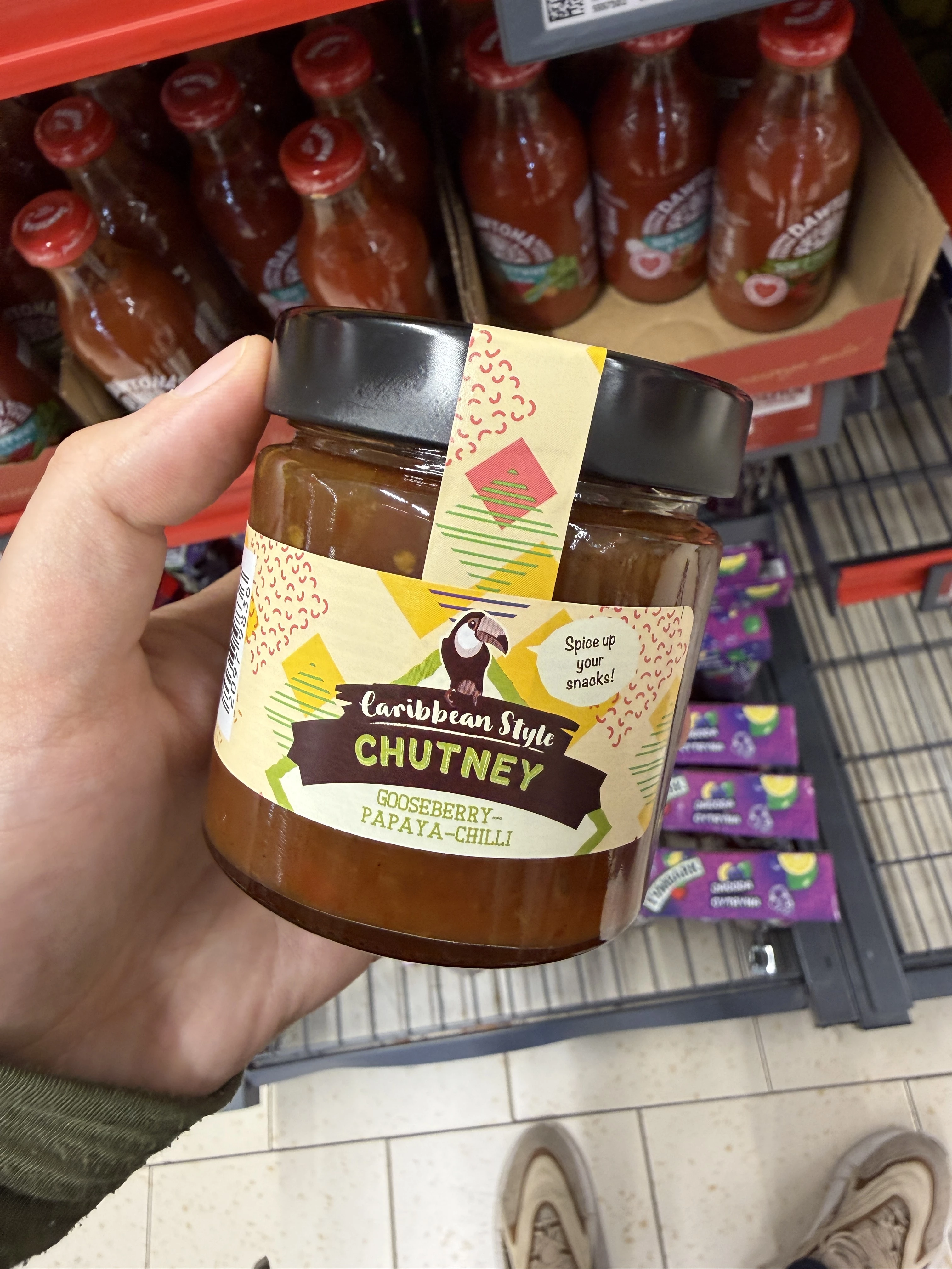 Caribbean Style Chutney Gooseberry-Papaya-Chilli | 225g