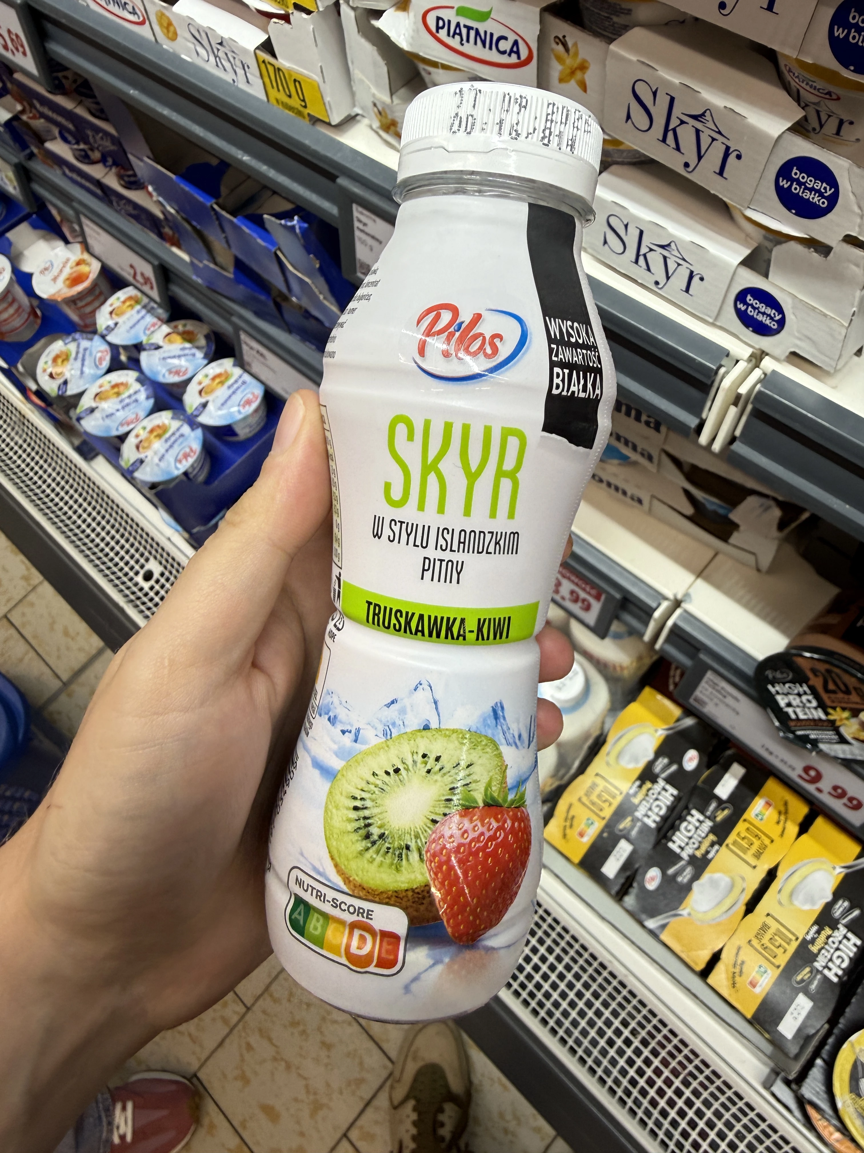 Pilos Skyr pitny truskawka-kiwi | 320g