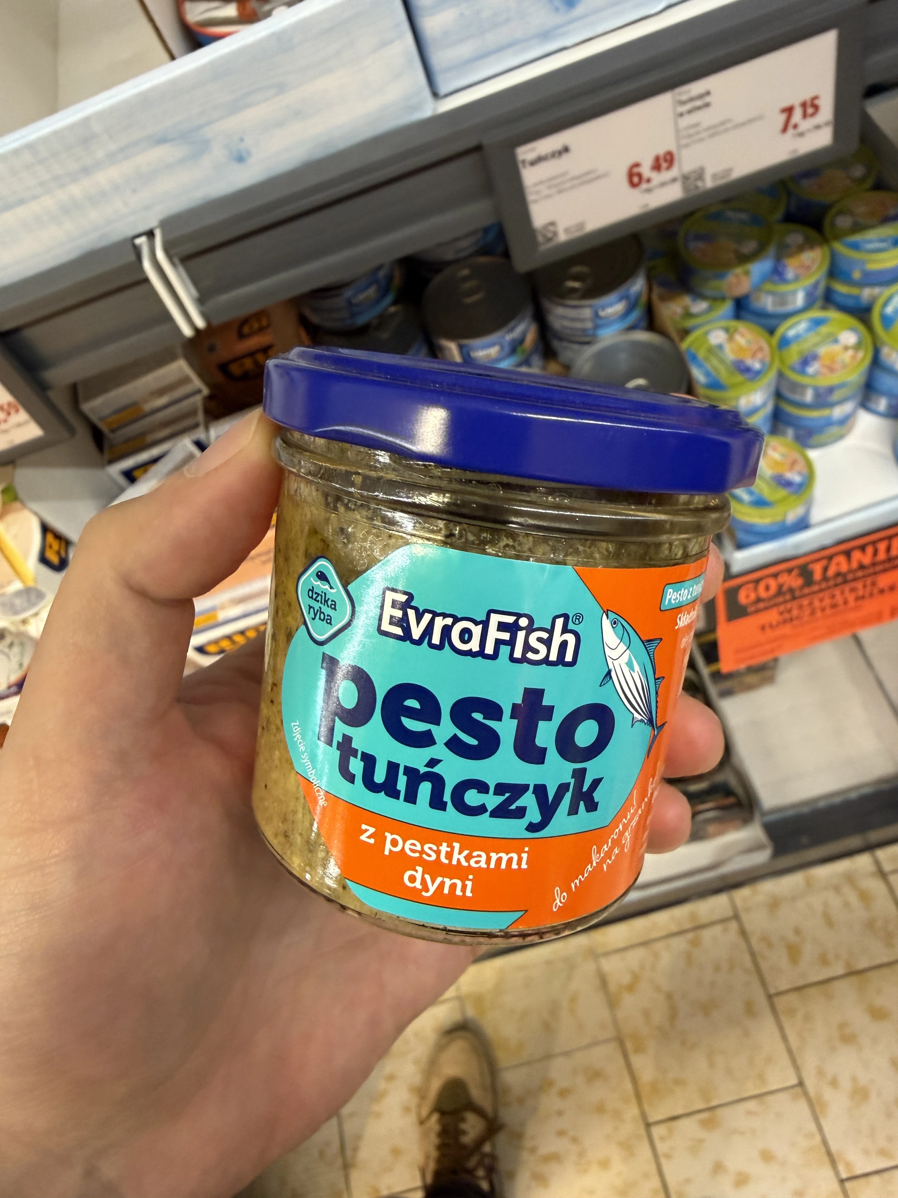 Pesto tuńczyk z pestkami dyni | 130g