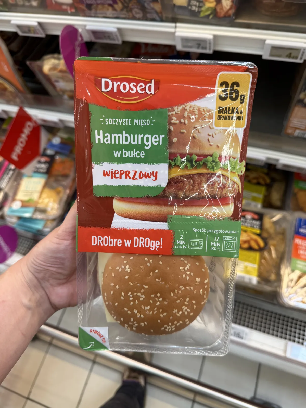 Drosed Hamburger wieprzowy w bułce | 280g