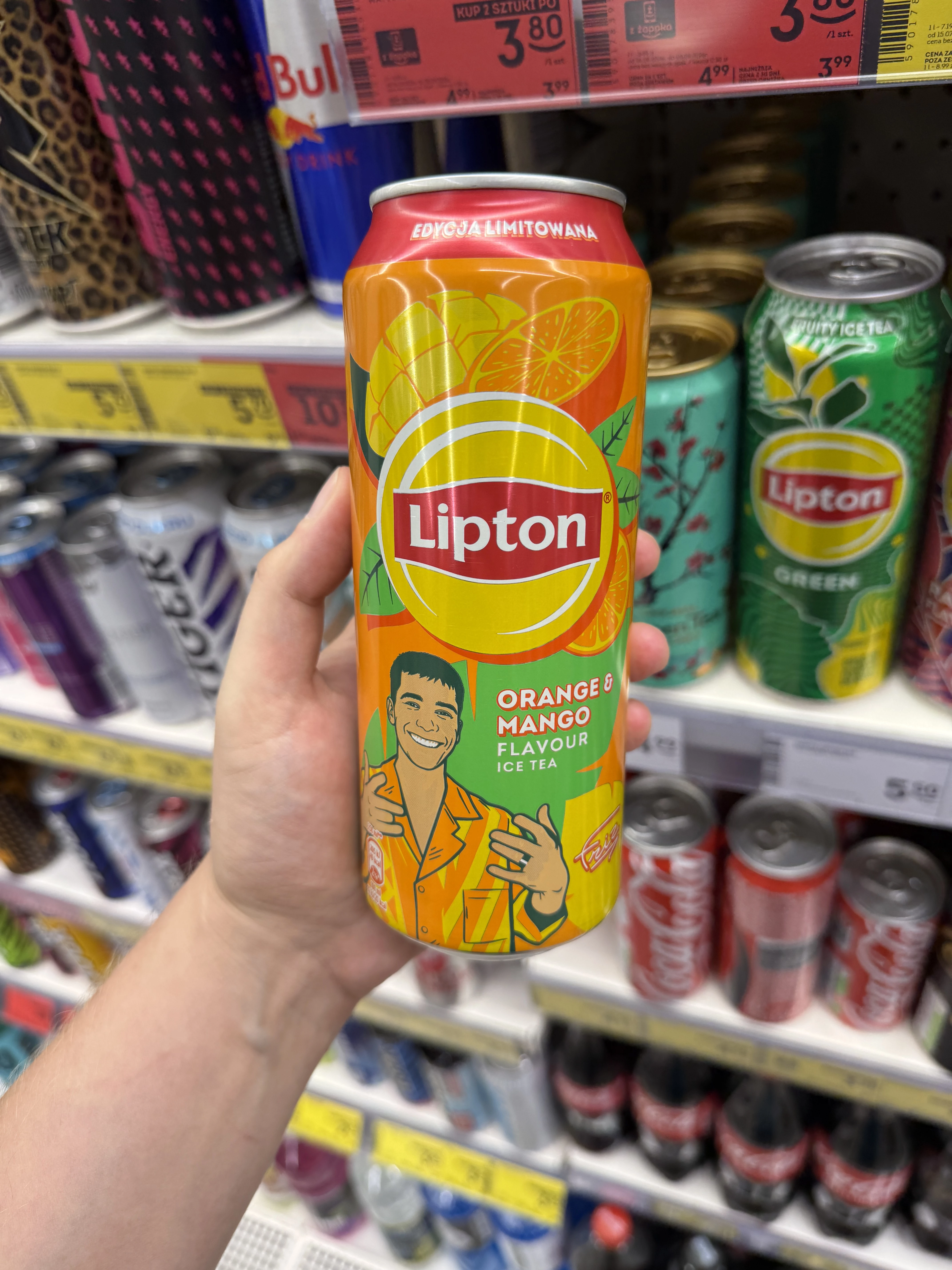 Lipton Ice Tea Orange & Mango Flavour Edycja Limitowana x Friz | 500ml