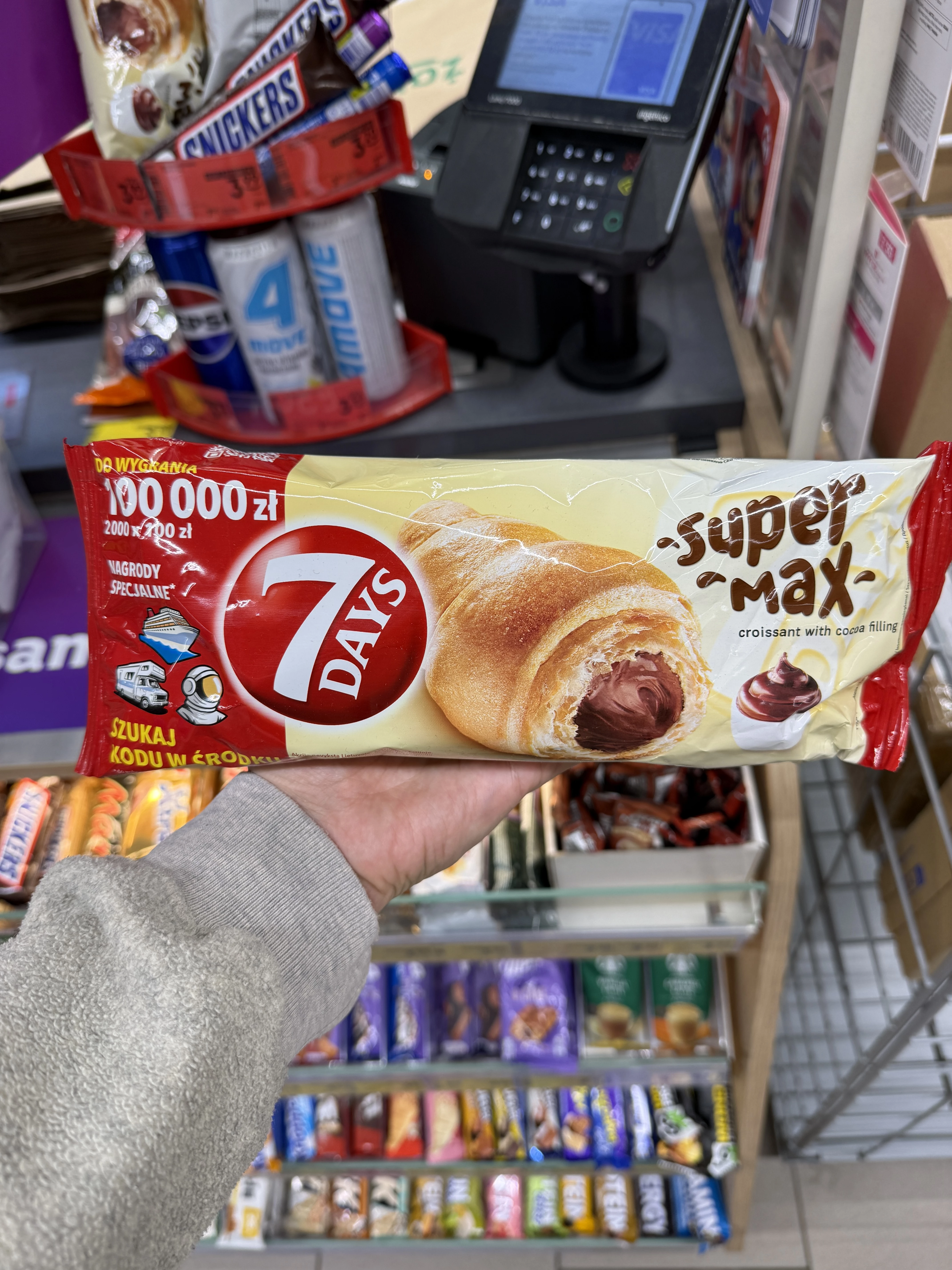 7 Days Super Max croissant z nadzieniem kakaowym lotera konsumencka | 110g
