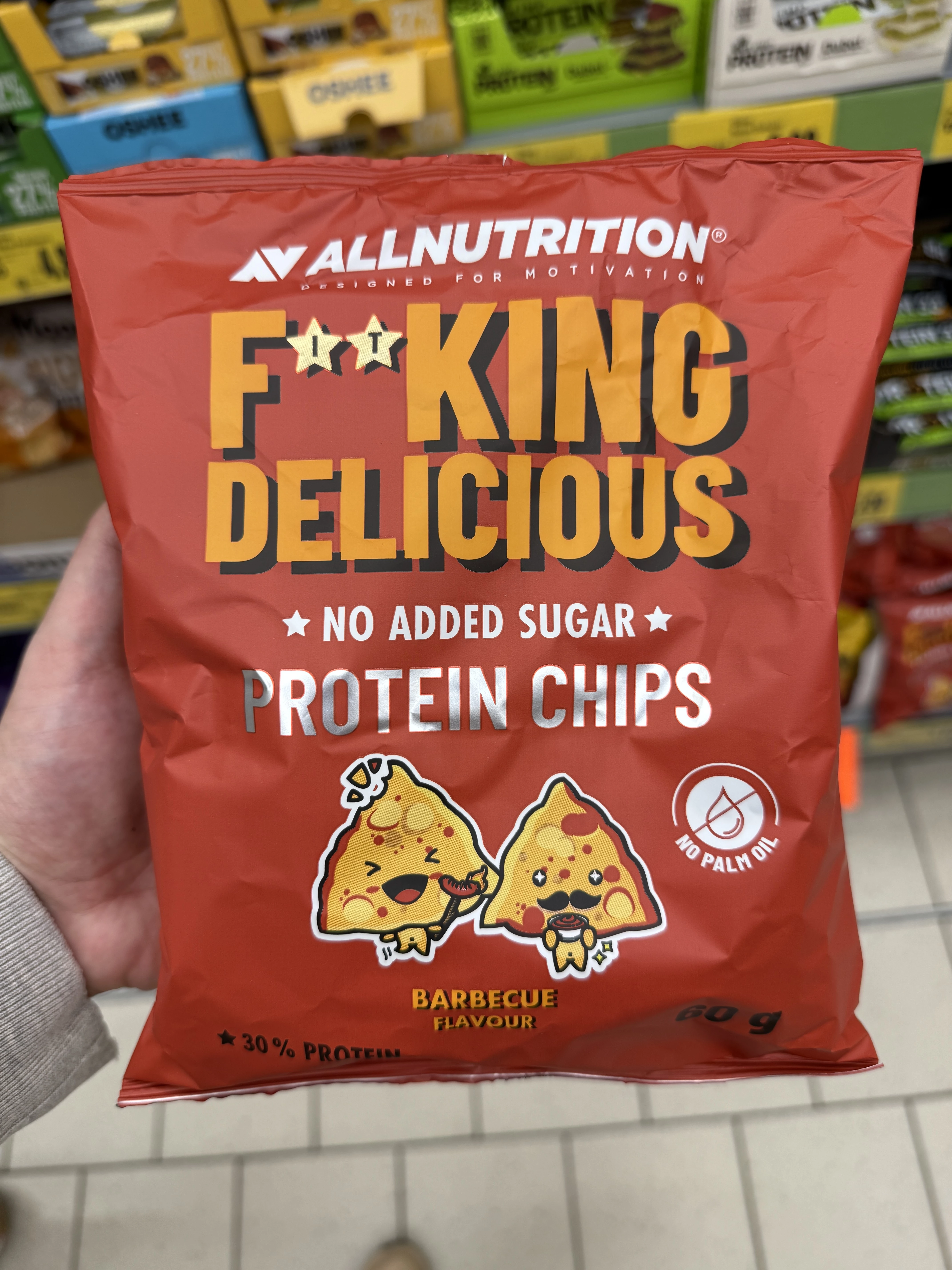 AllNutrition Fitking Delicious Protein Chips Barbecue | 60g