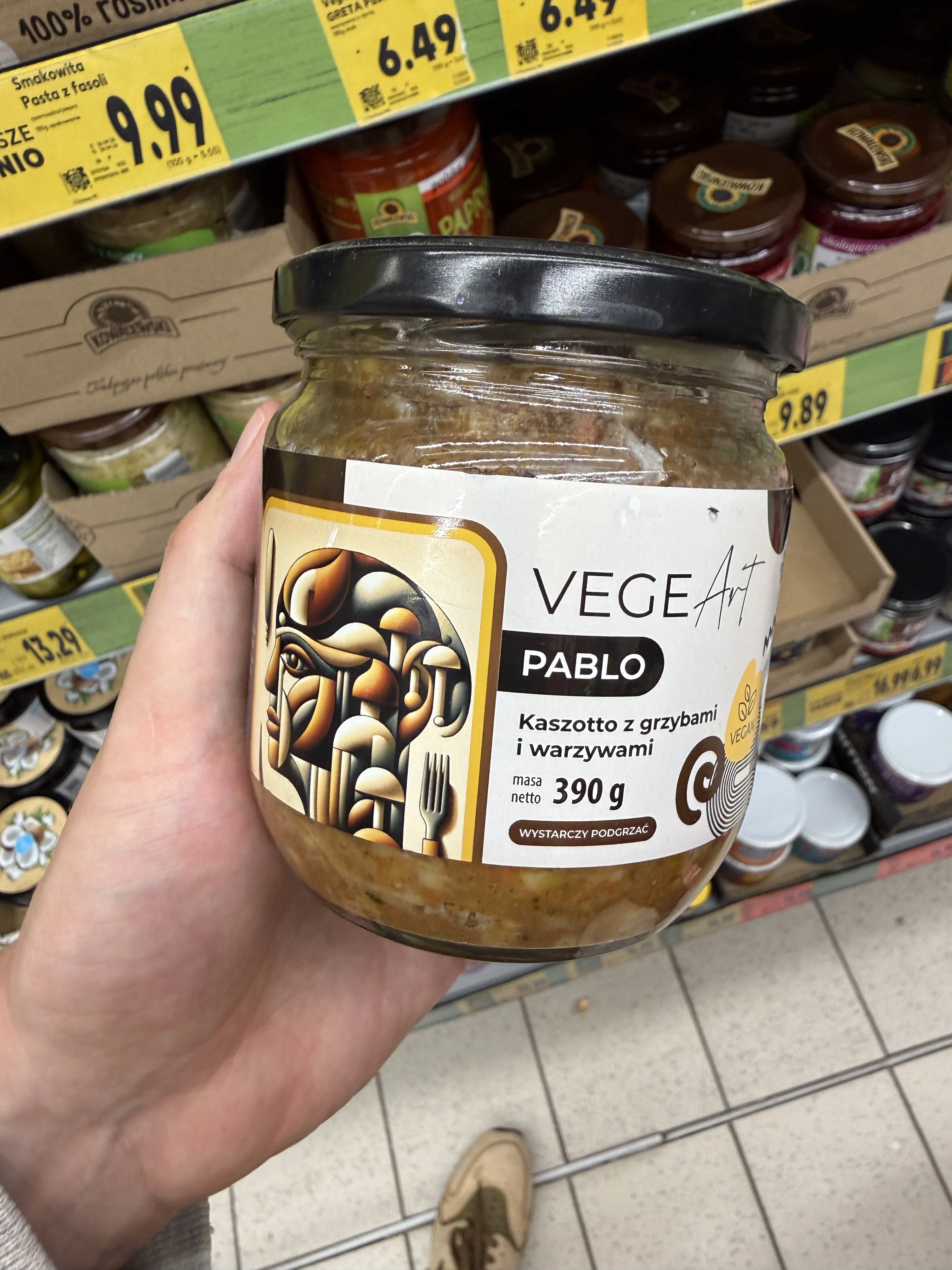 VegeArt Pablo – Kaszotto z grzybami i warzywami | 390g