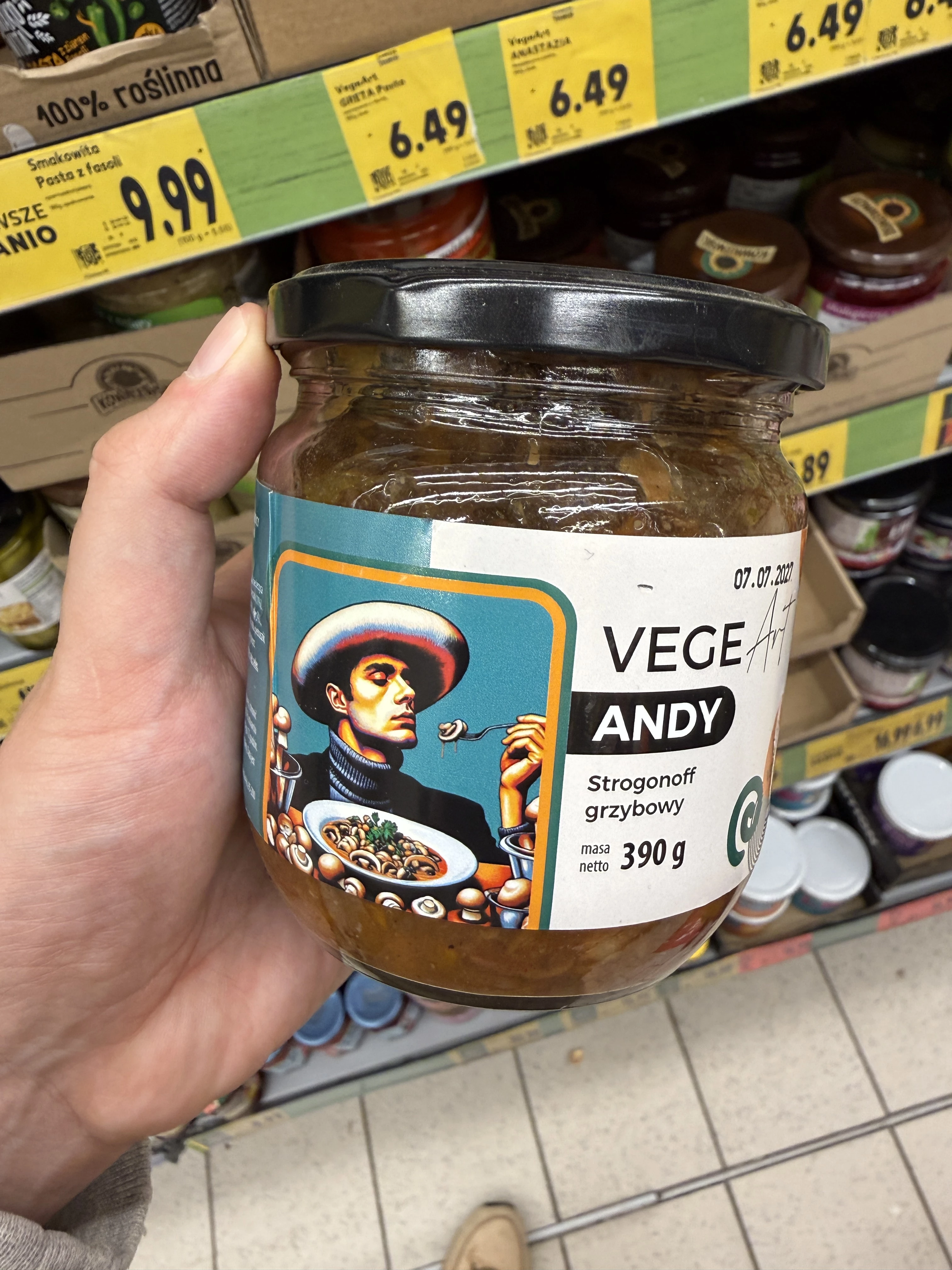 VegeArt Andy Strogonoff grzybowy | 390g