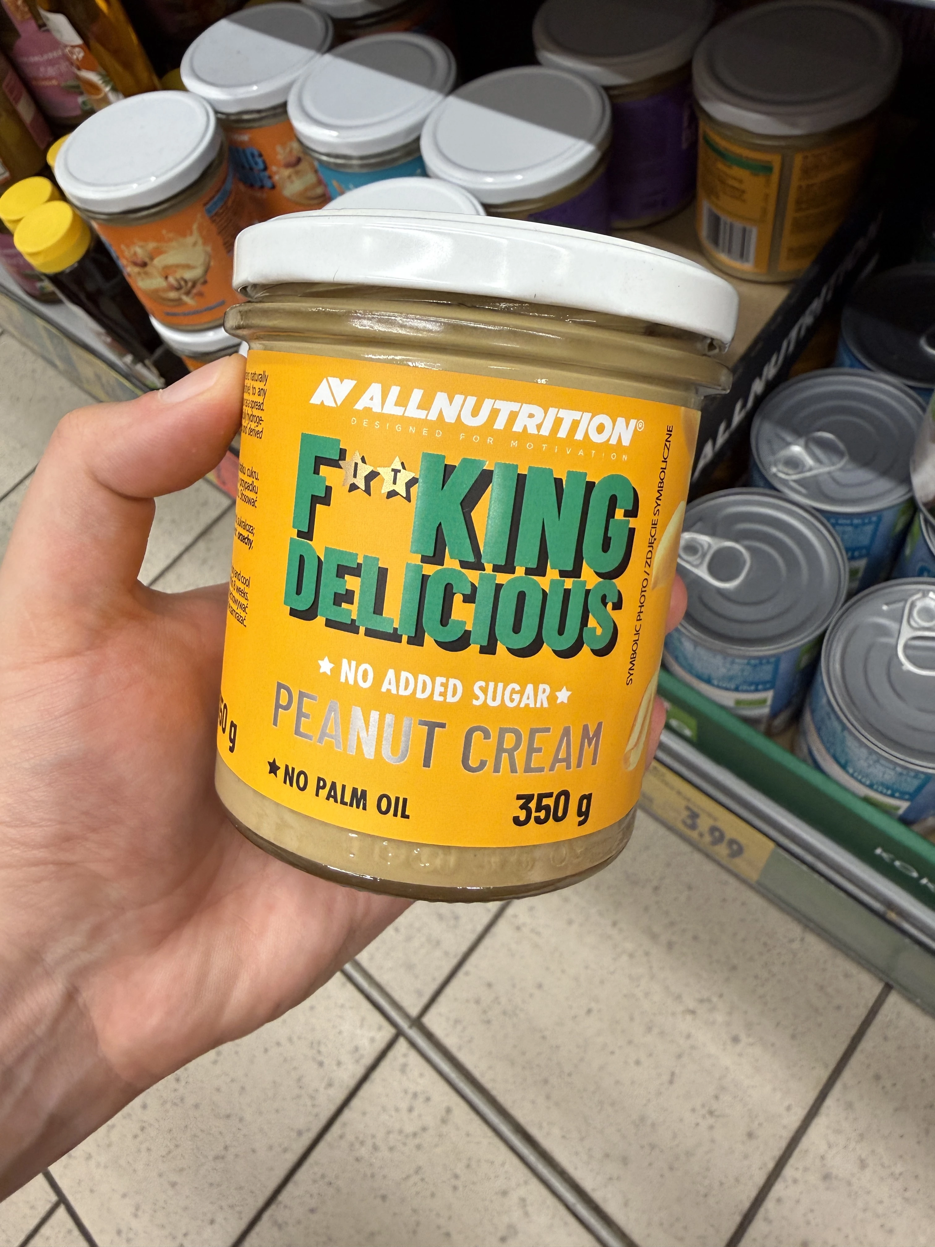 AllNutrition FitKing Delicious Peanut Cream | 350g