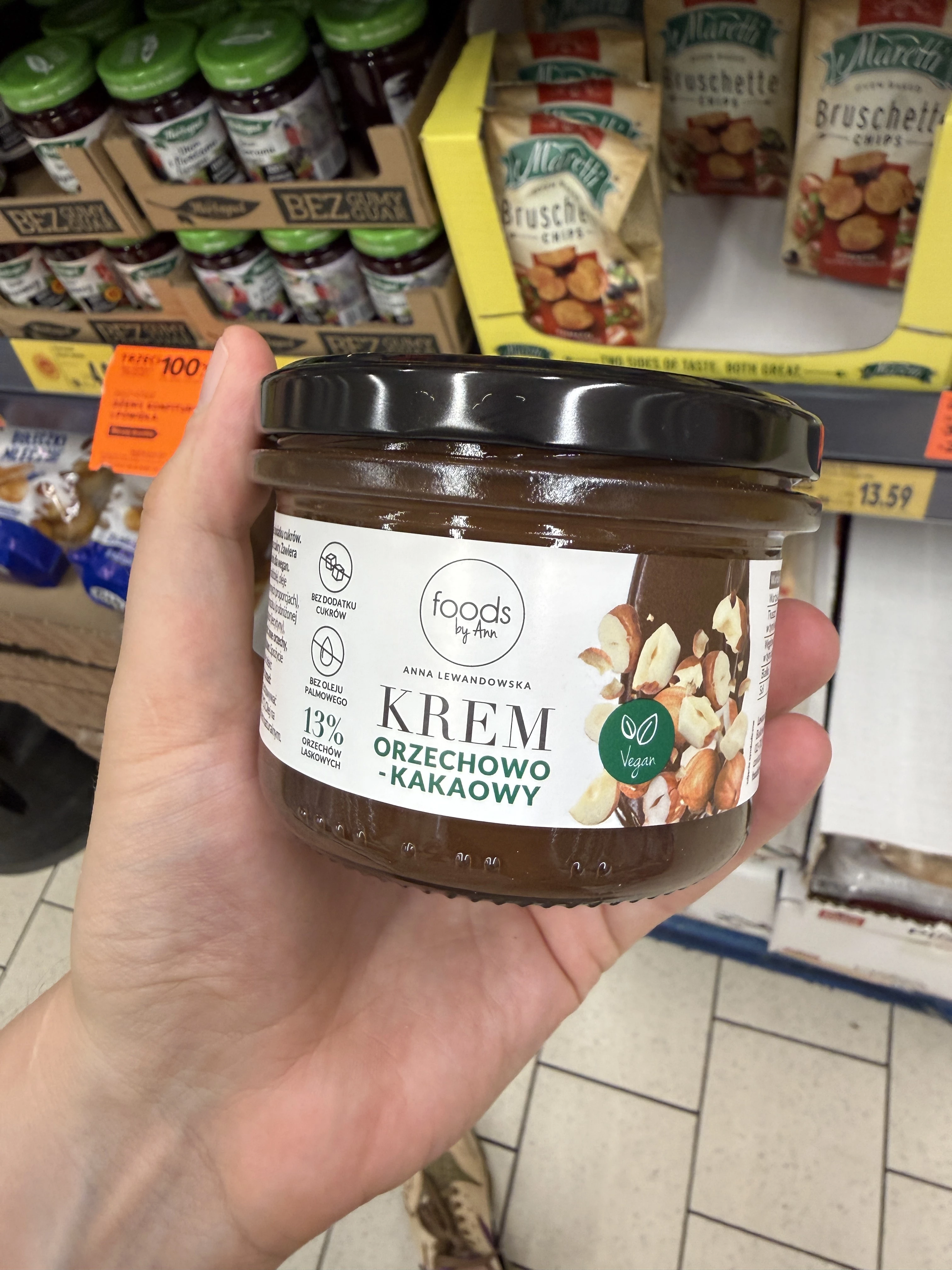Foods by Ann Krem orzechowo-kakaowy 13% | 220g