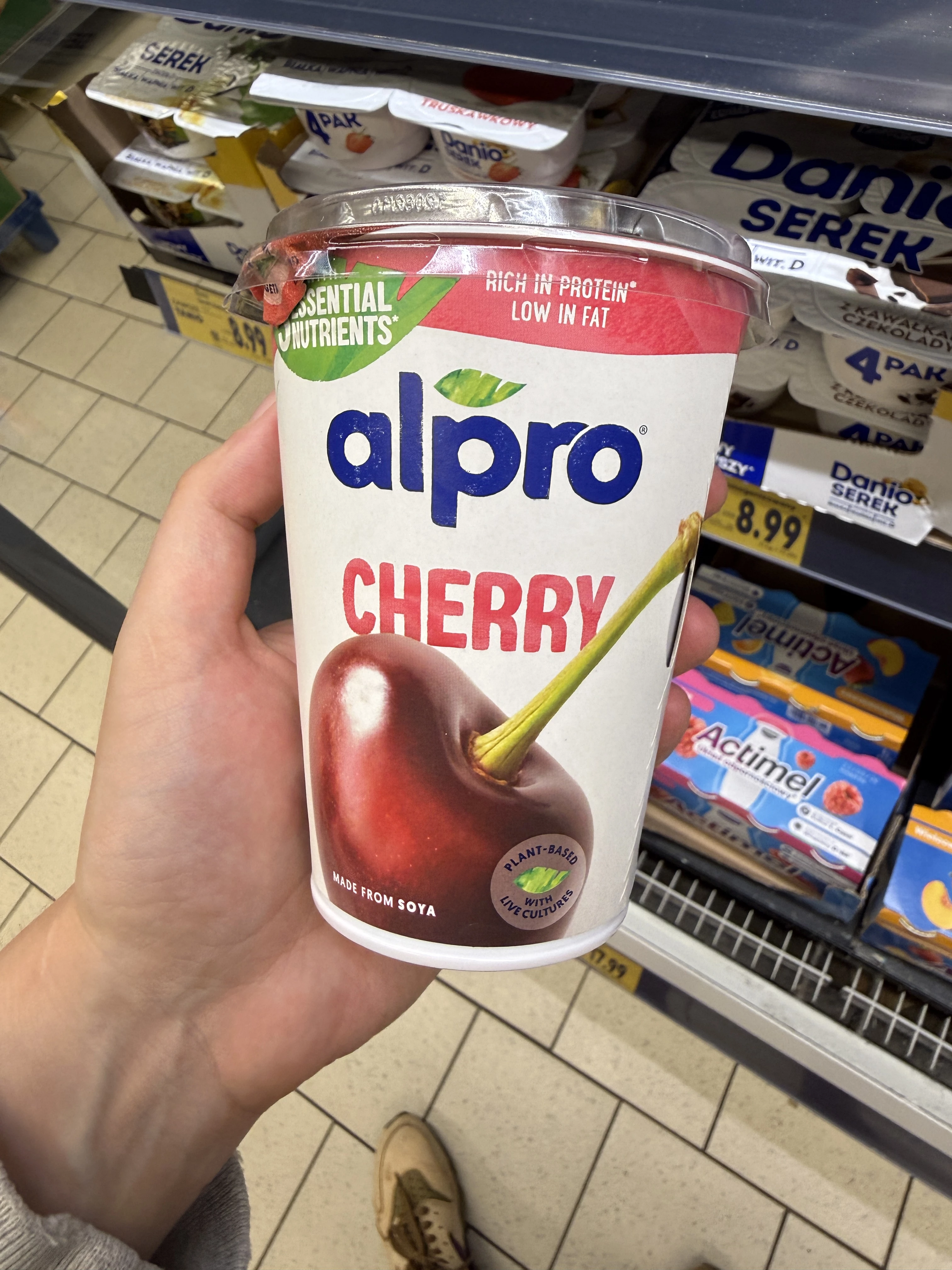 Alpro Cherry jogurt sojowy wiśniowy | 400g