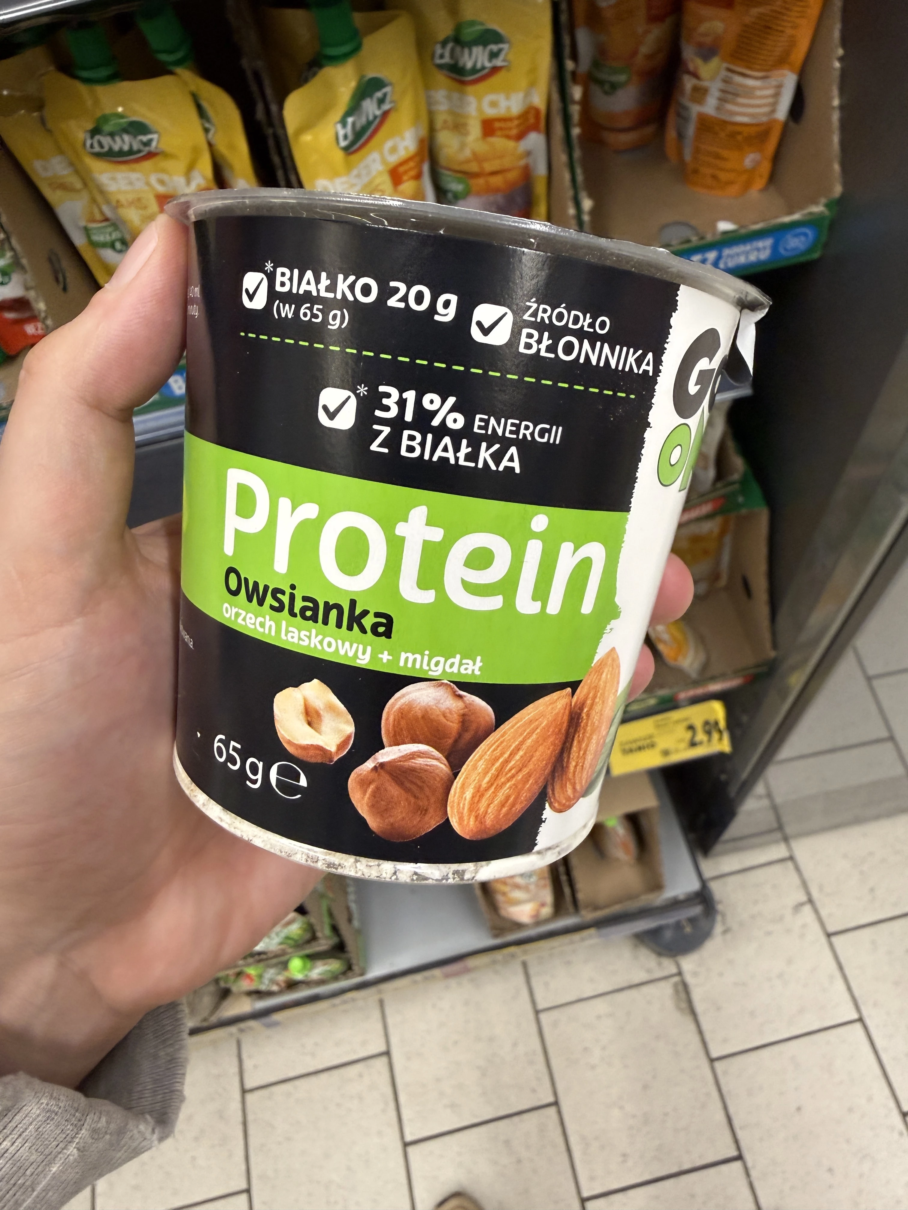 Sante Go On Owsianka Proteinowa Orzech Laskowy + Migdał | 65g