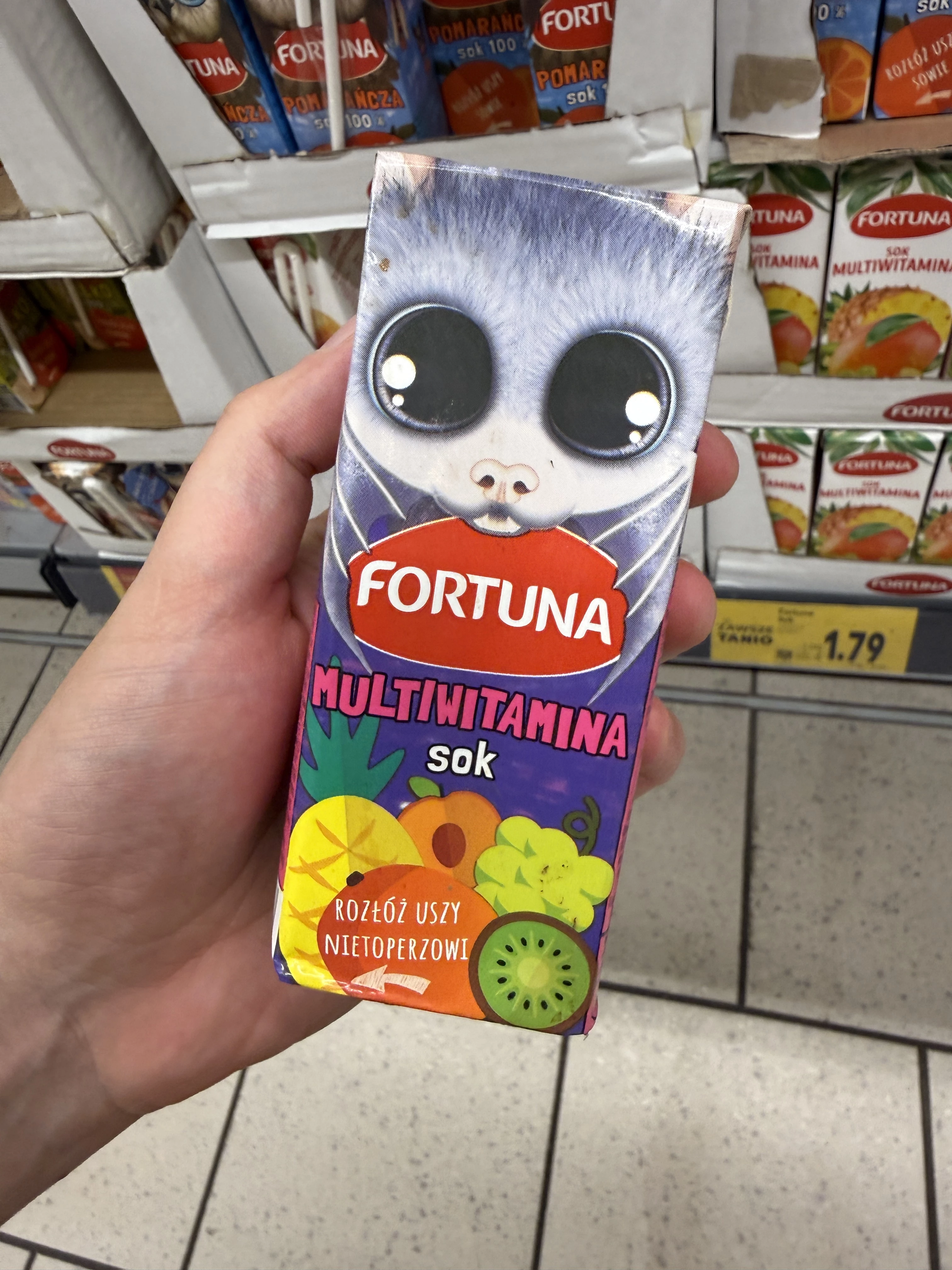Fortuna Sok Multiwitamina Zwierzaki Nietoperz | 200ml