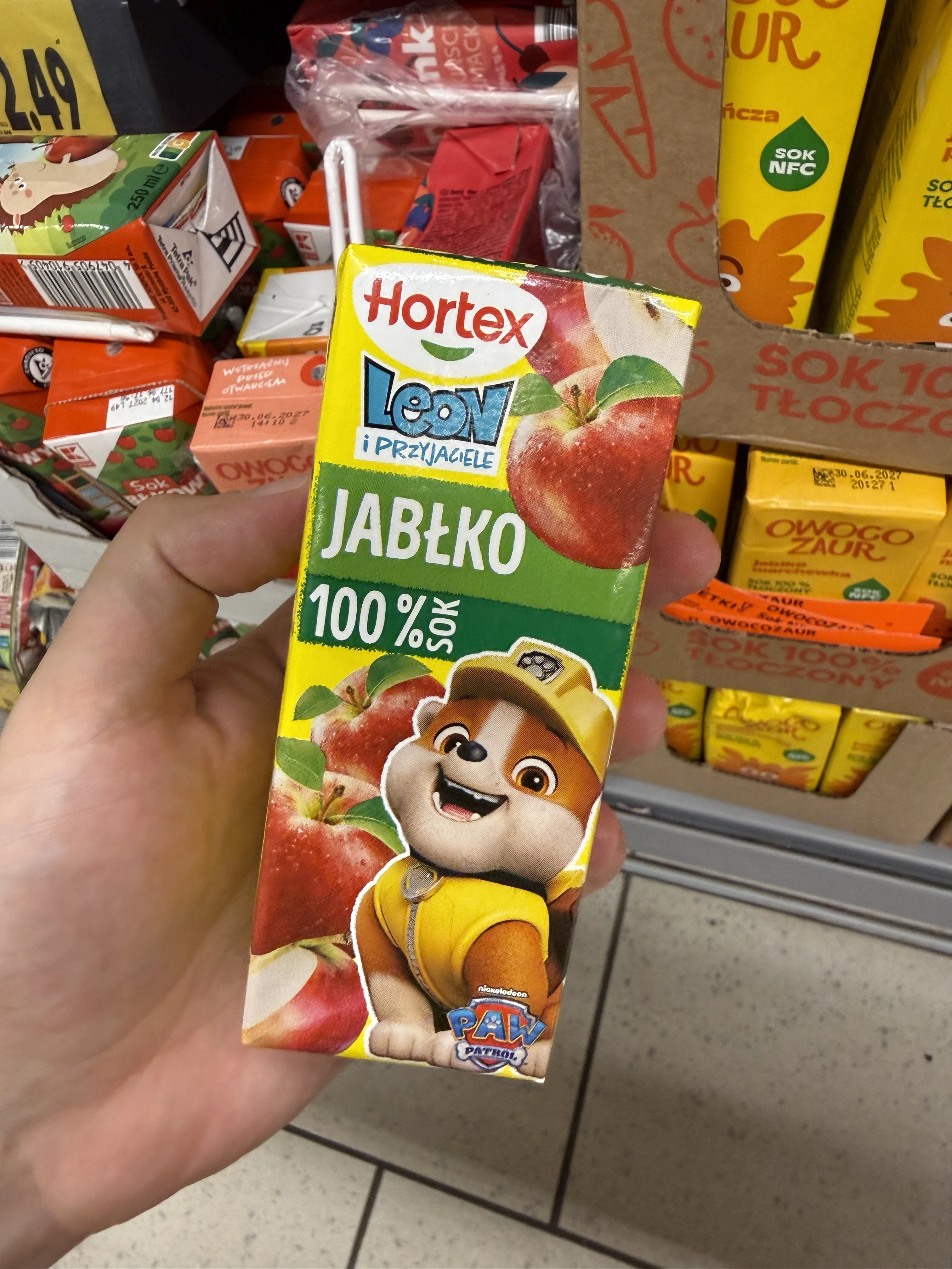 Hortex Leon i Przyjaciele sok jabłkowy Psi Patrol | 200ml
