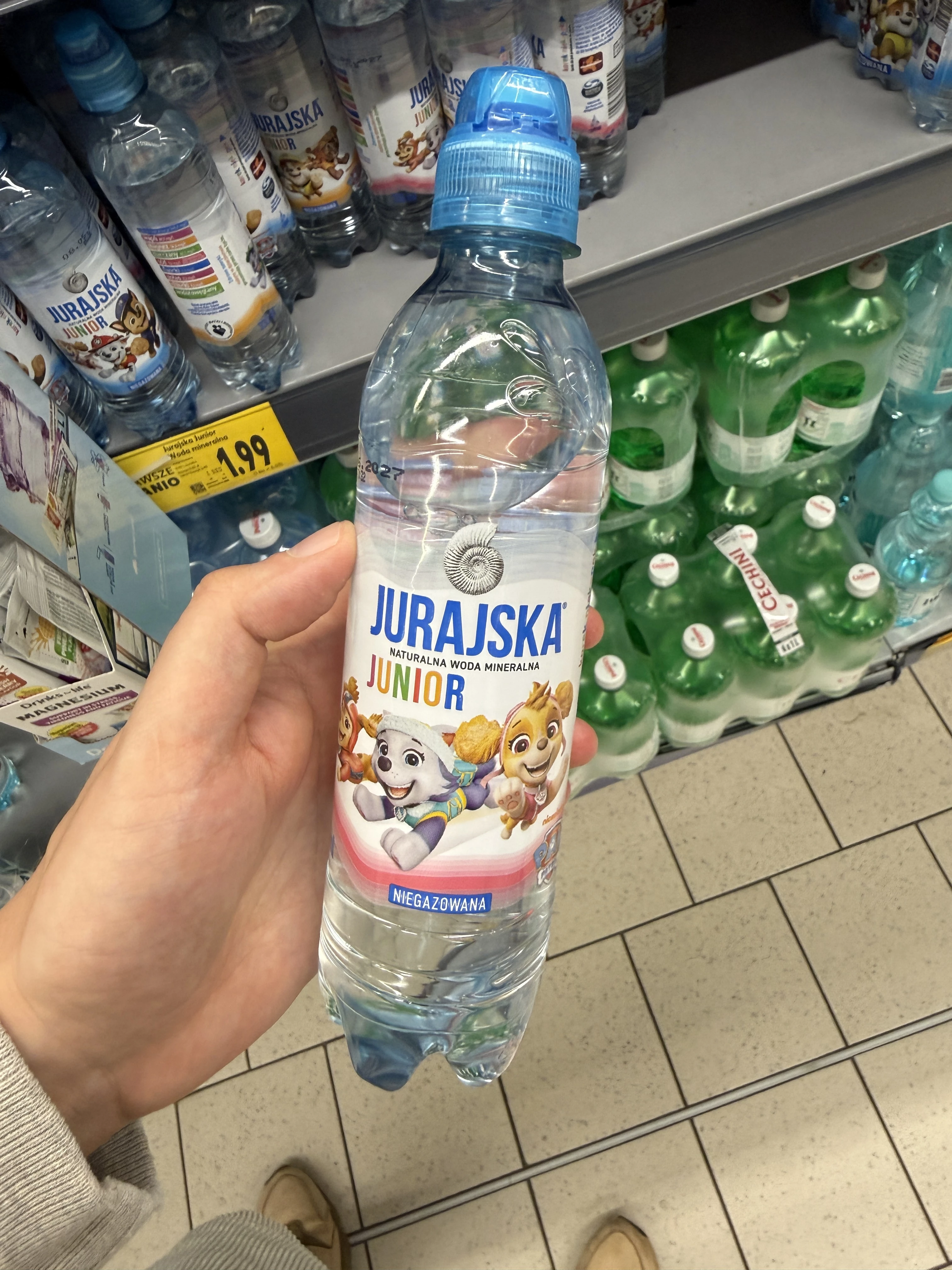 Jurajska Junior Naturalna Woda Mineralna Niegazowana Psi Patrol | 330ml