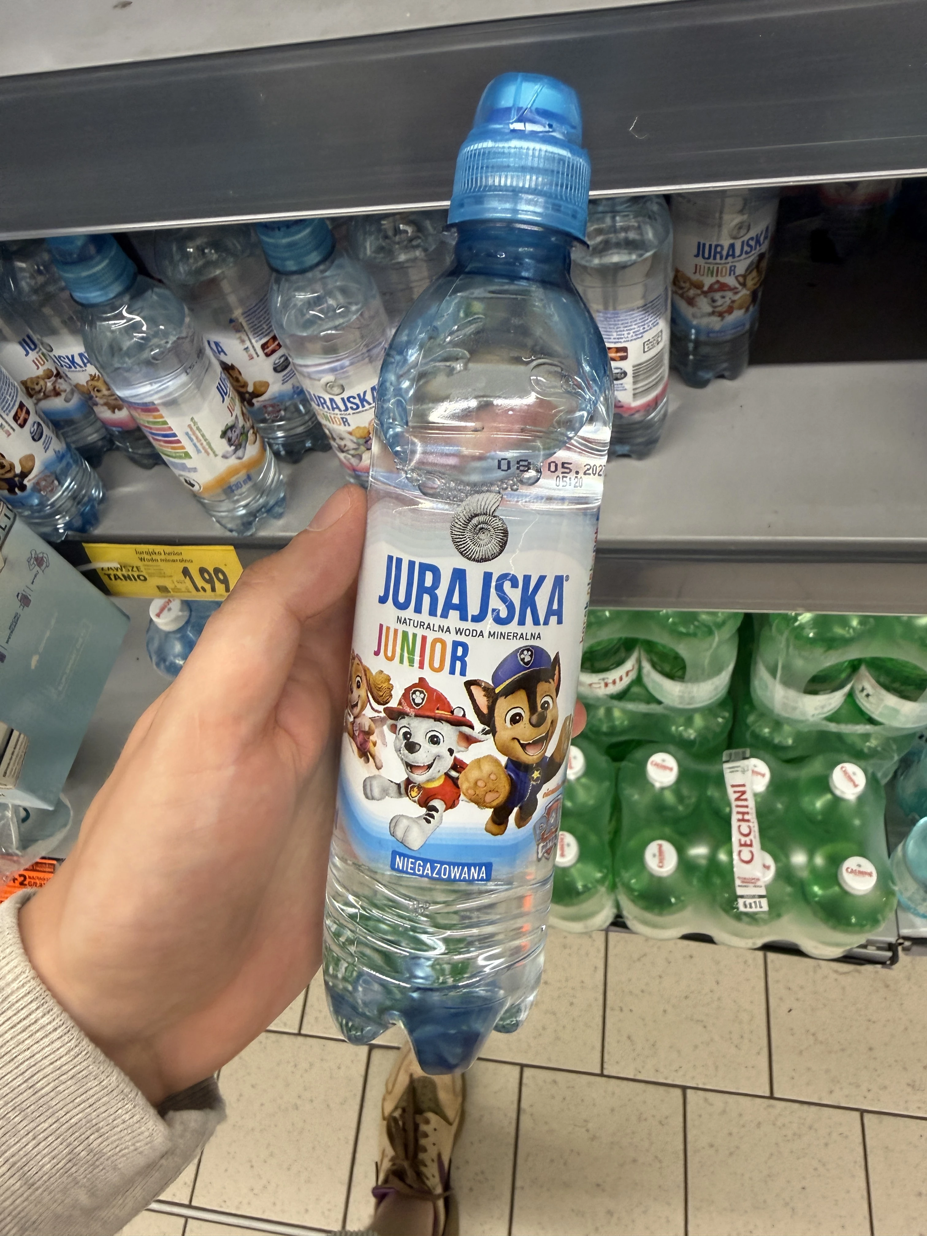 Jurajska Junior Naturalna woda mineralna niegazowana  (edycja Psi Patrol) | 330ml