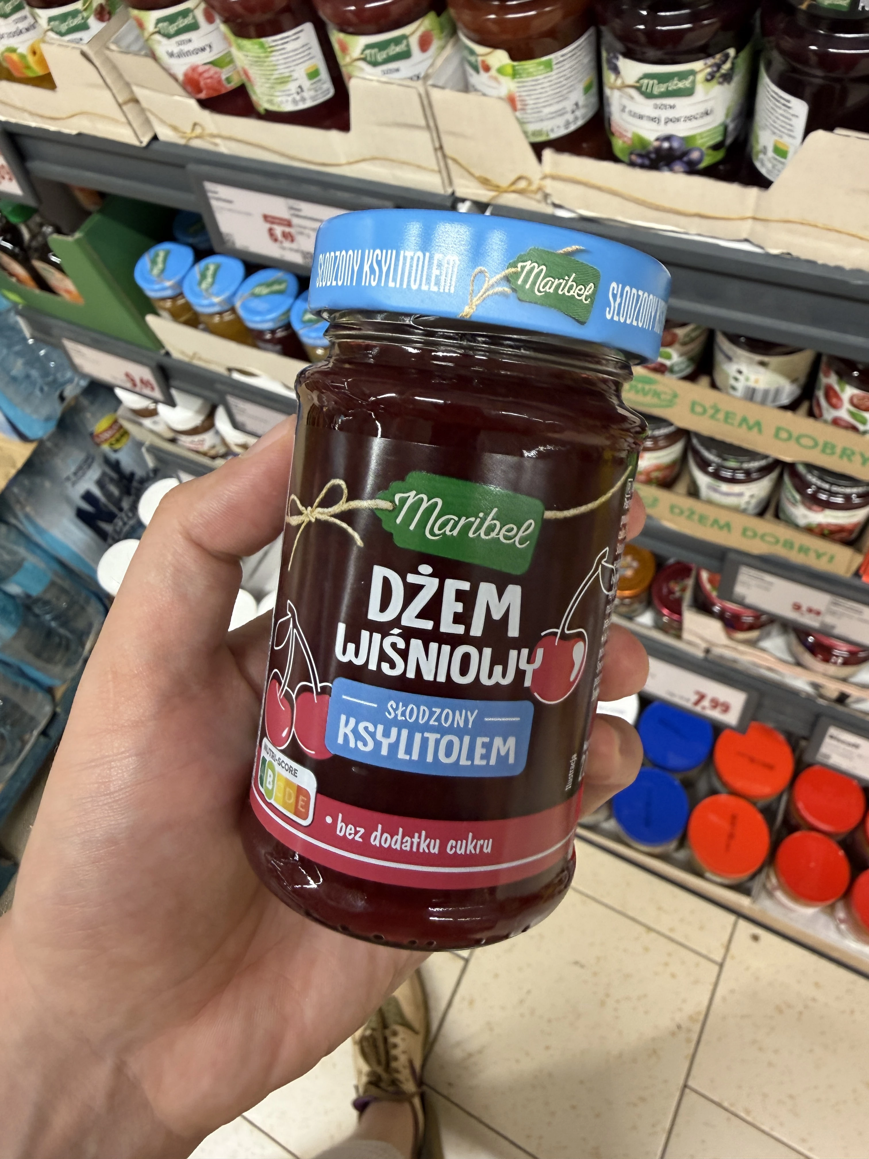 Maribel Dżem Wiśniowy Słodzony Ksylitolem | 220g