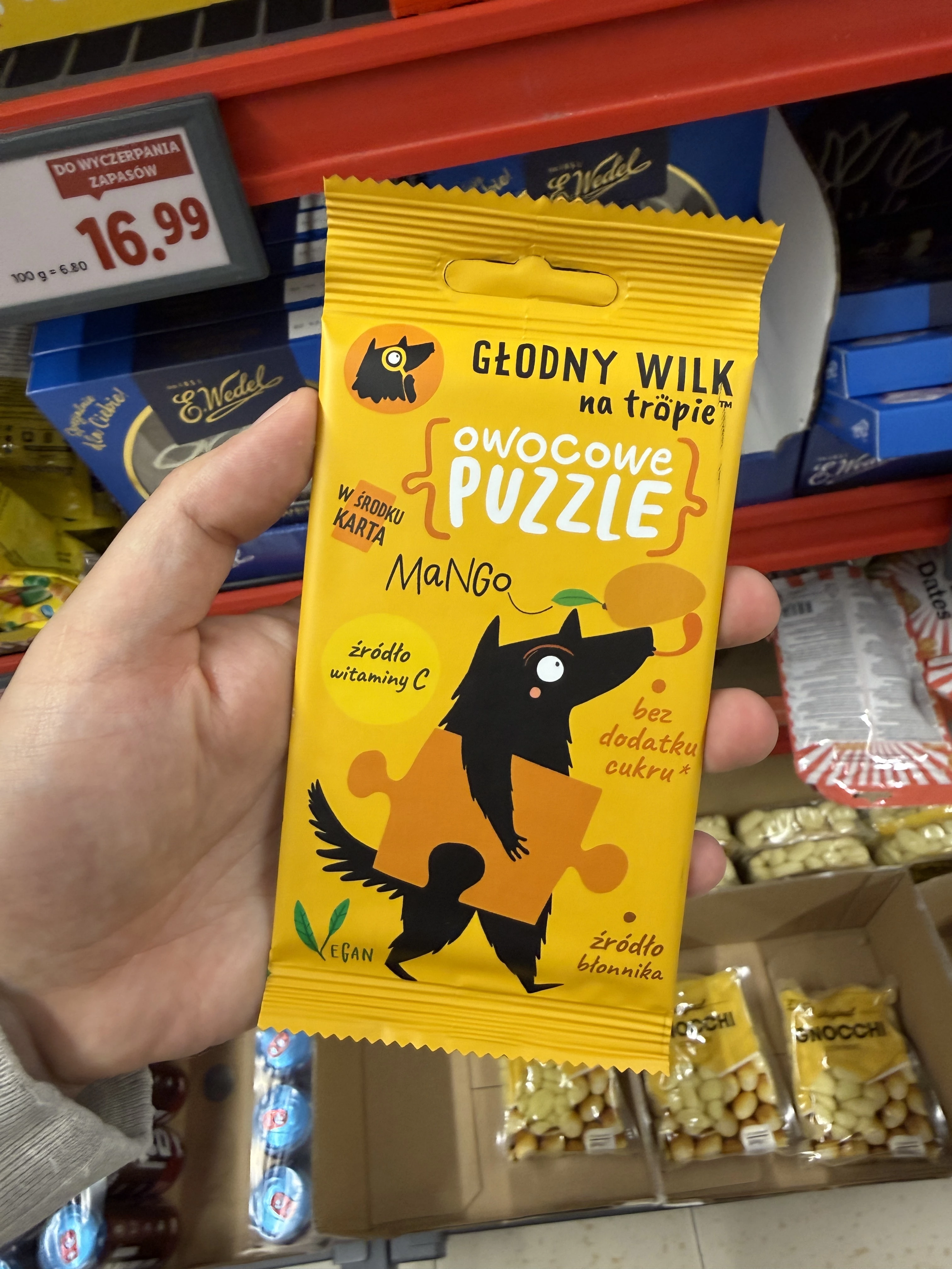 Głodny Wilk Owocowe Puzzle Mango | 20g