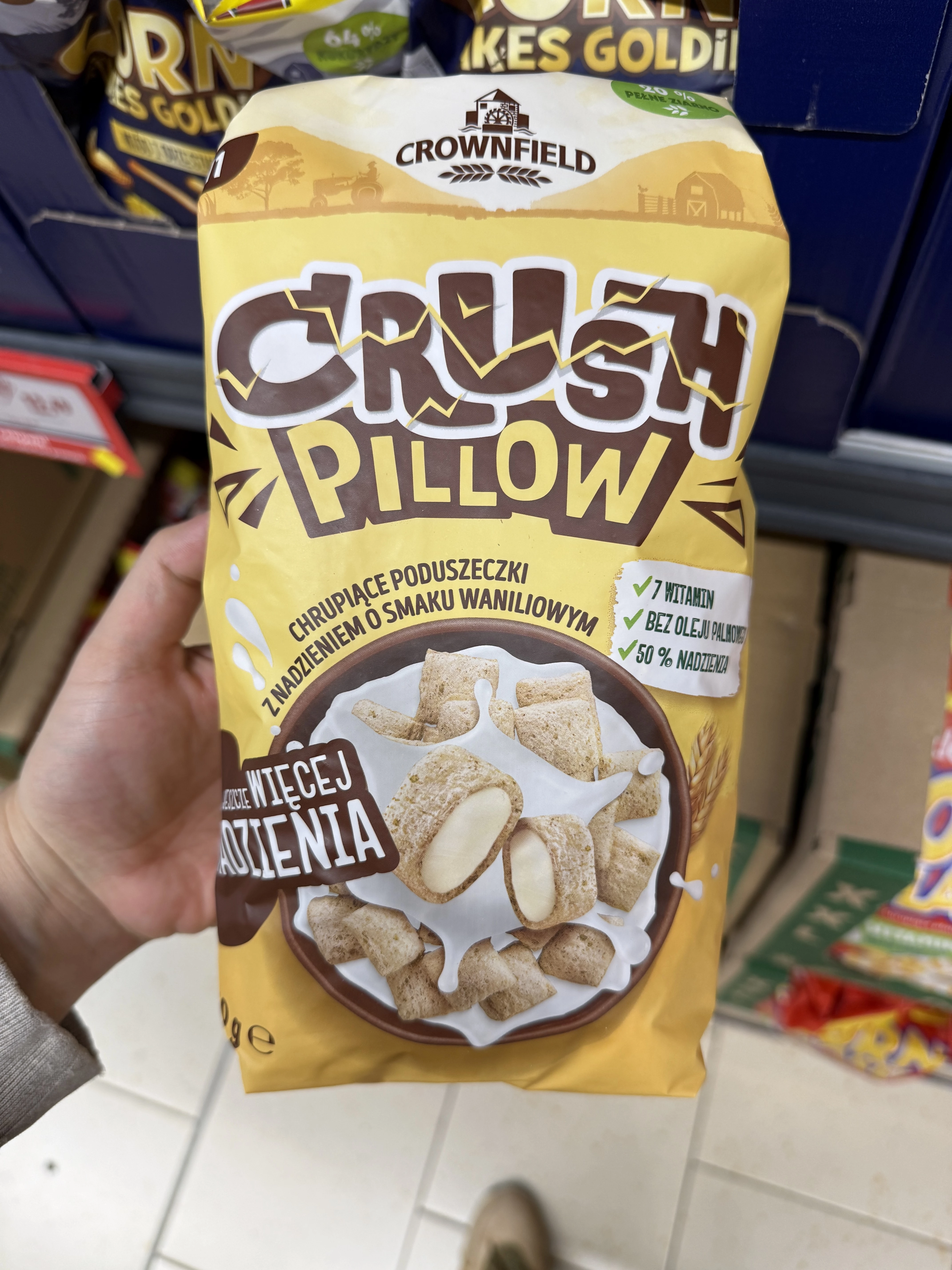 Crownfield Crush Pillow waniliowe | 350g